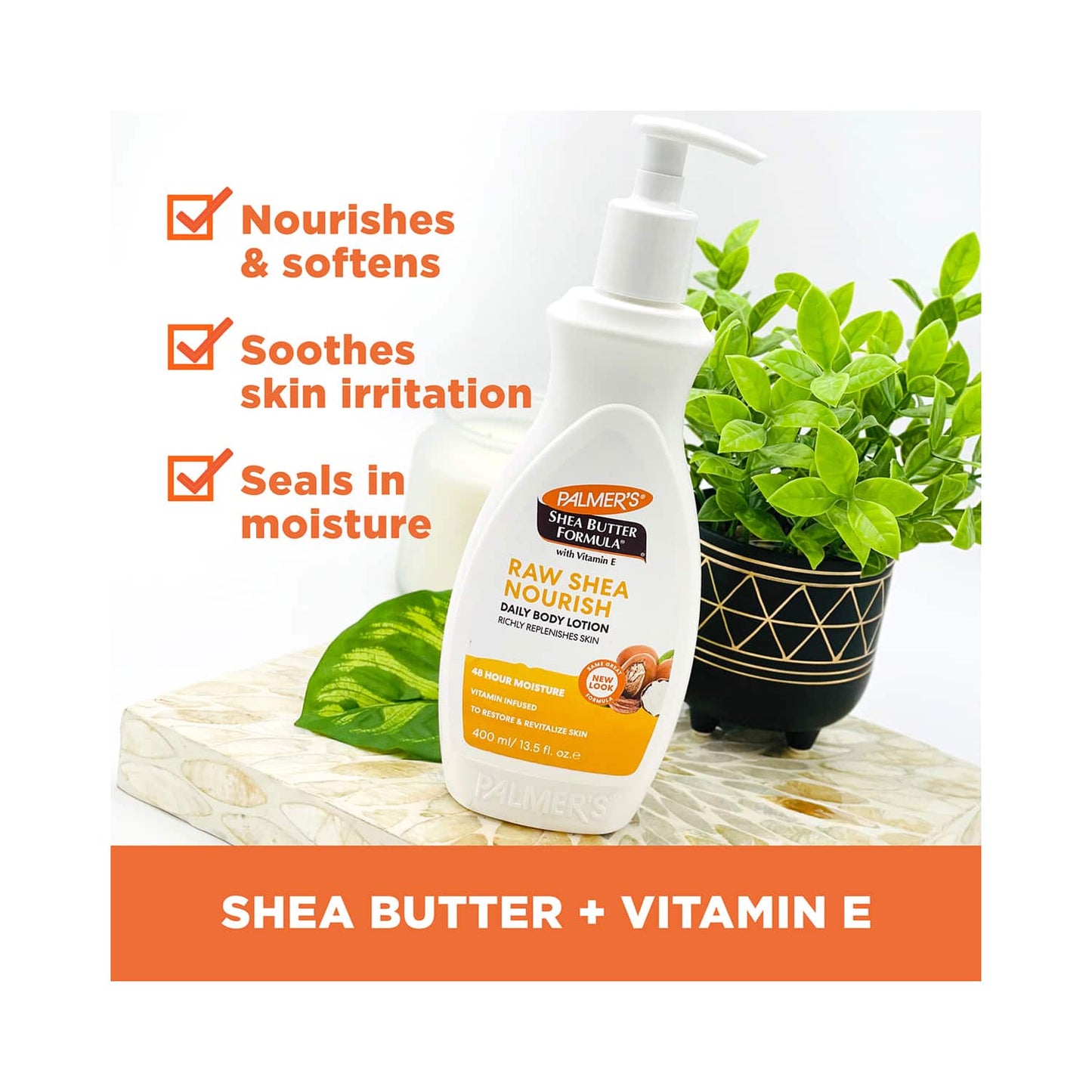 Palmer's Raw Shea Nourish Daily Body Lotion (400ml)