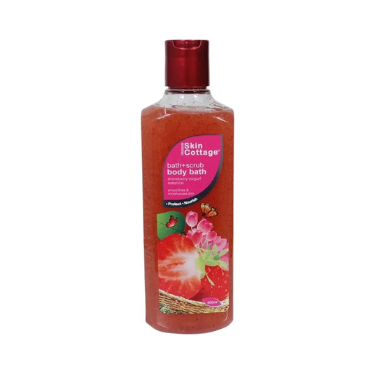 SKIN COTTAGE Strawberry Yogurt Essence Body Bath + Scrub (400ml)