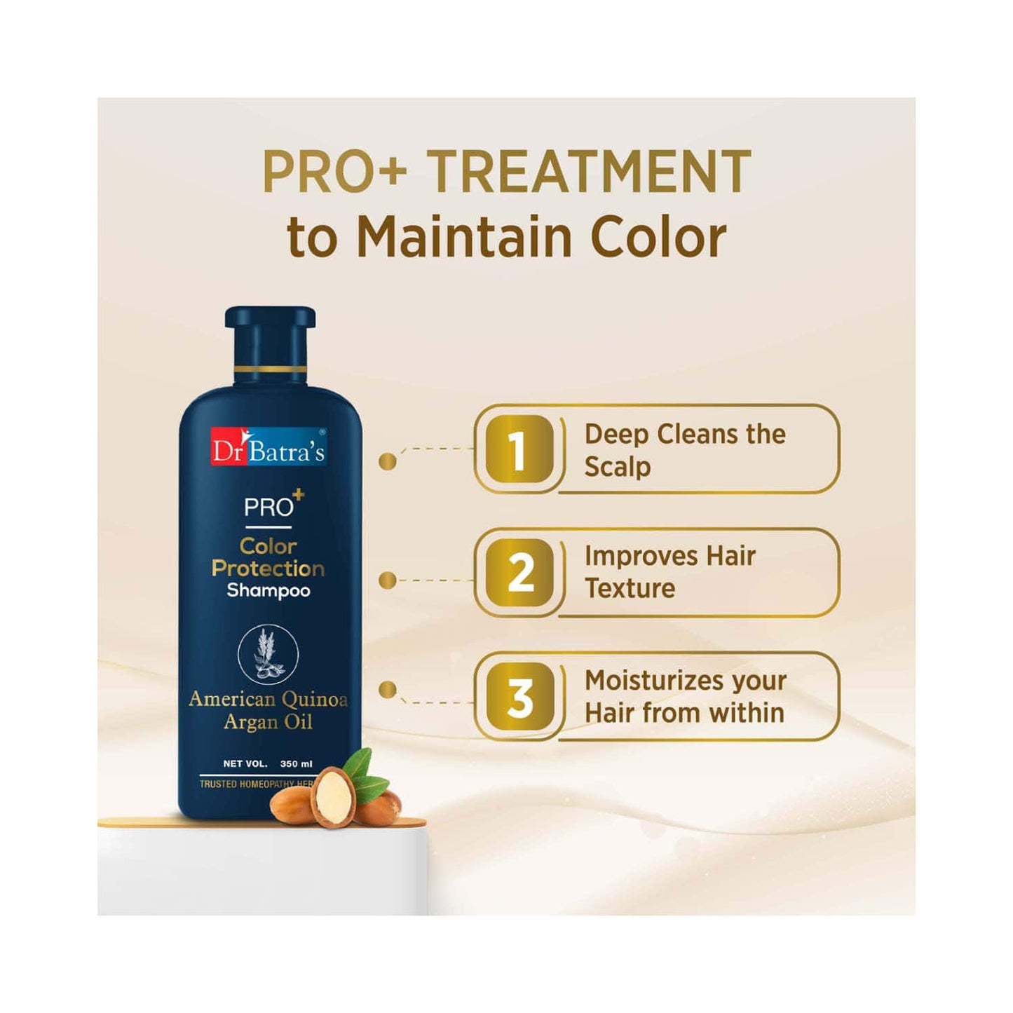 Dr Batra's Pro Color Protection Enriched With Argan Oil Shampoo (350ml)