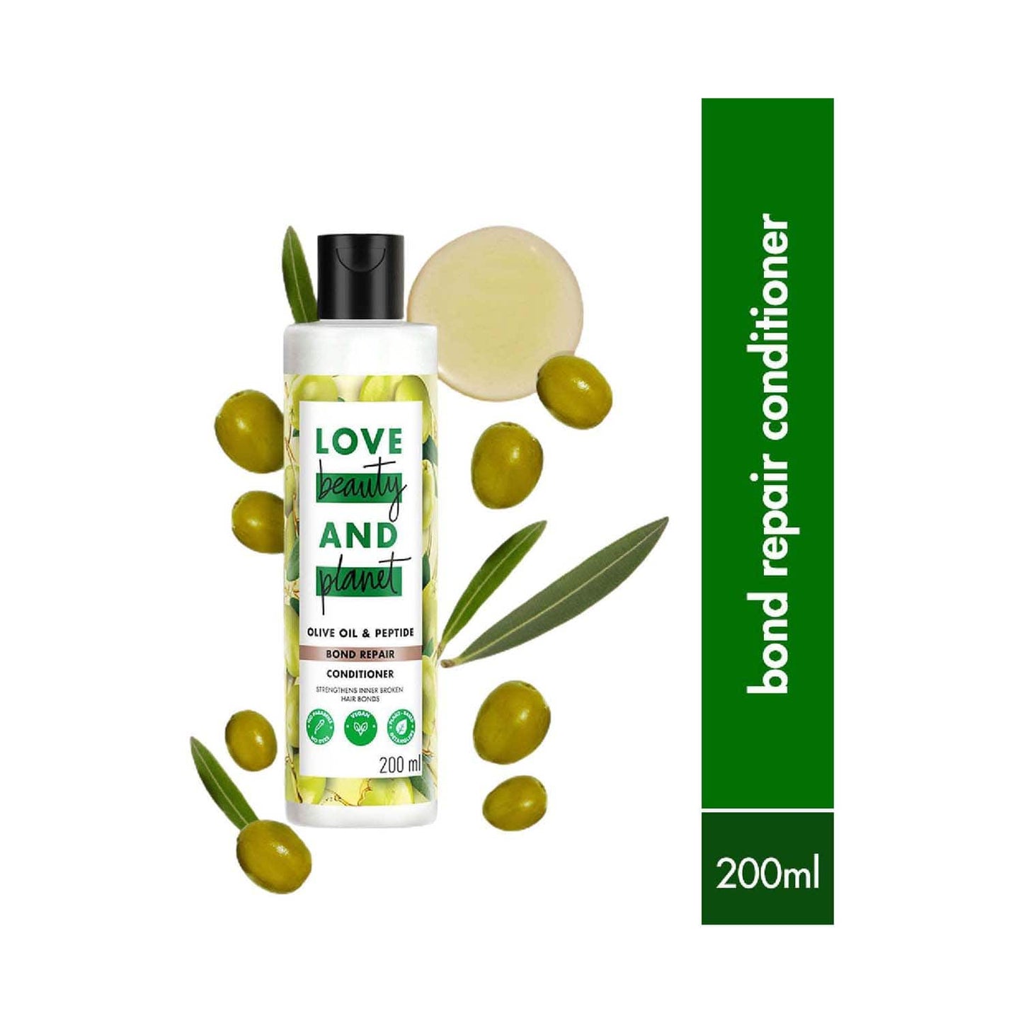 Love Beauty & Planet Bond Repair Conditioner with Olive Oil & Peptide for Damanged Hair (200 ml)