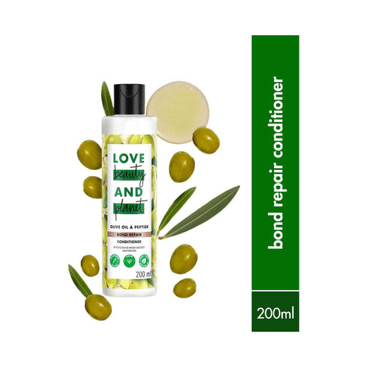 Love Beauty & Planet Bond Repair Conditioner with Olive Oil & Peptide for Damanged Hair (200 ml)