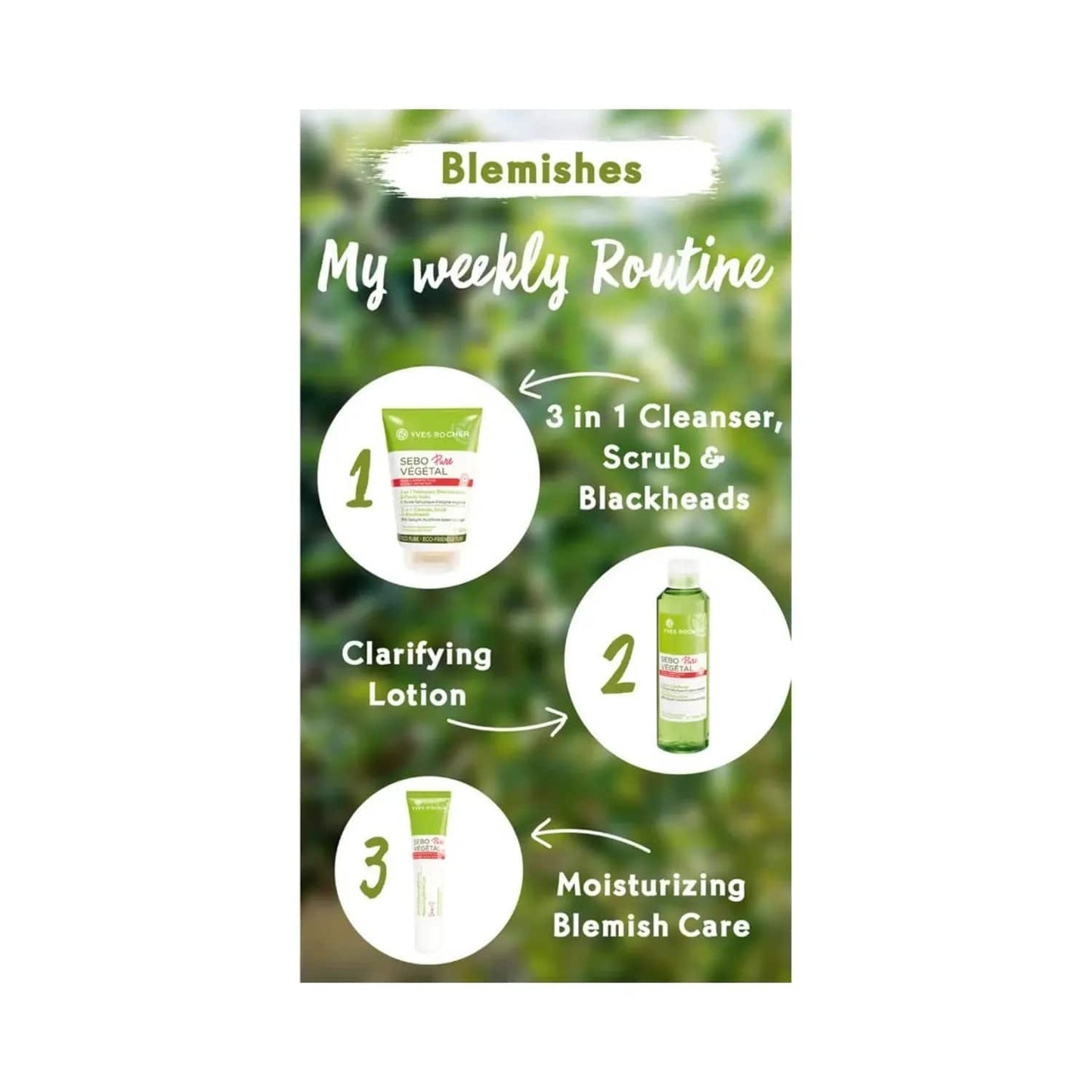 Yves Rocher Sebo Pure Vegetal Clarifying Lotion 150 ml