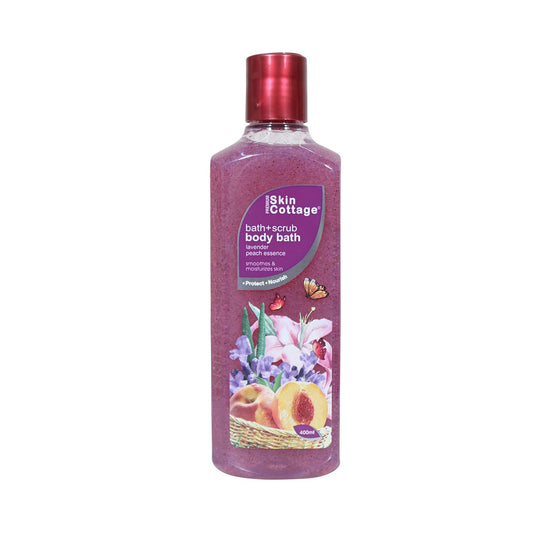 SKIN COTTAGE Lavender Peach Body Bath + Scrub (400ml)
