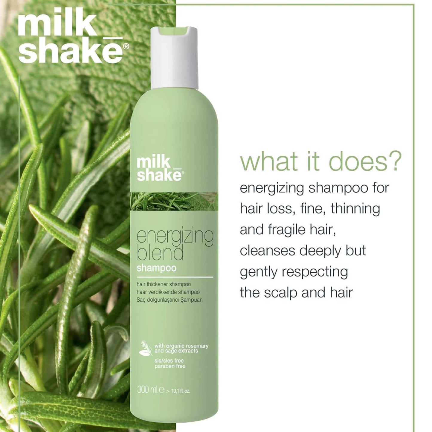 Milk Shake Energizing Blend Shampoo (300ml)