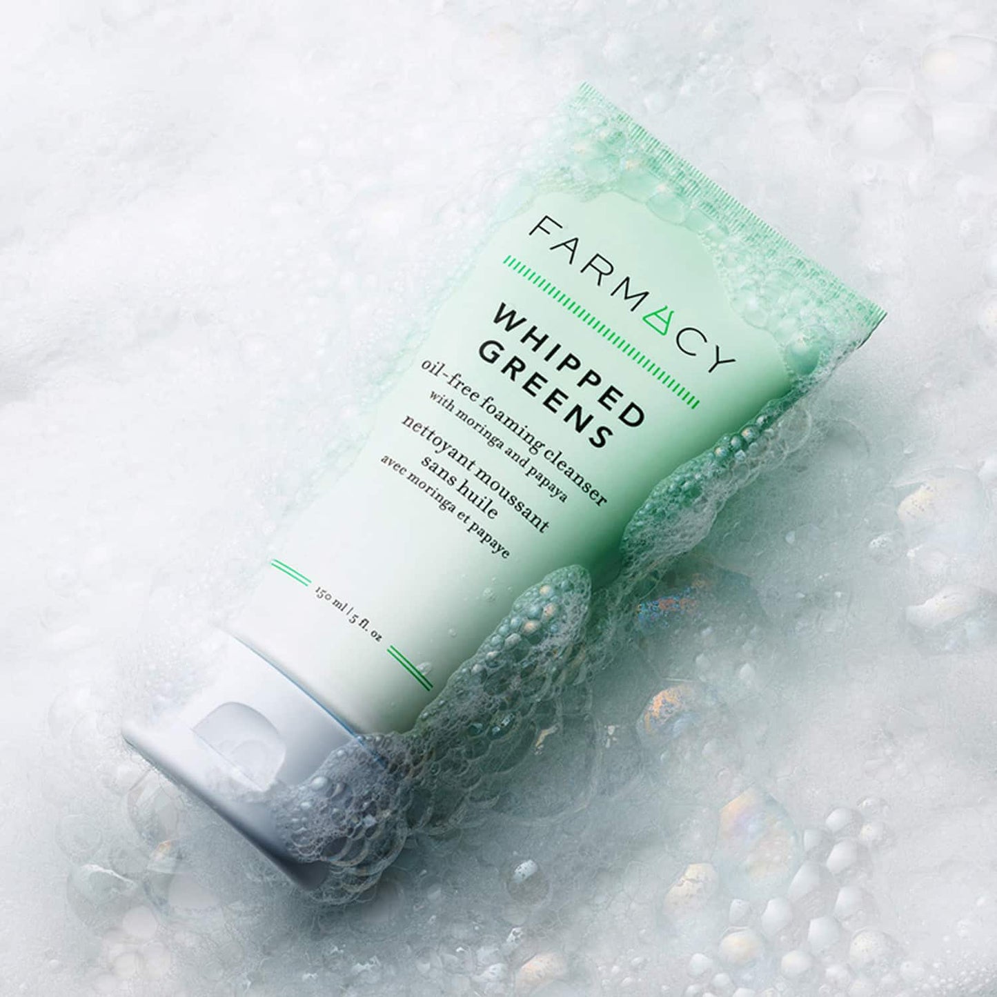 Farmacy Beauty Whipped Greens Oil-Free Foaming Cleanser (150ml)