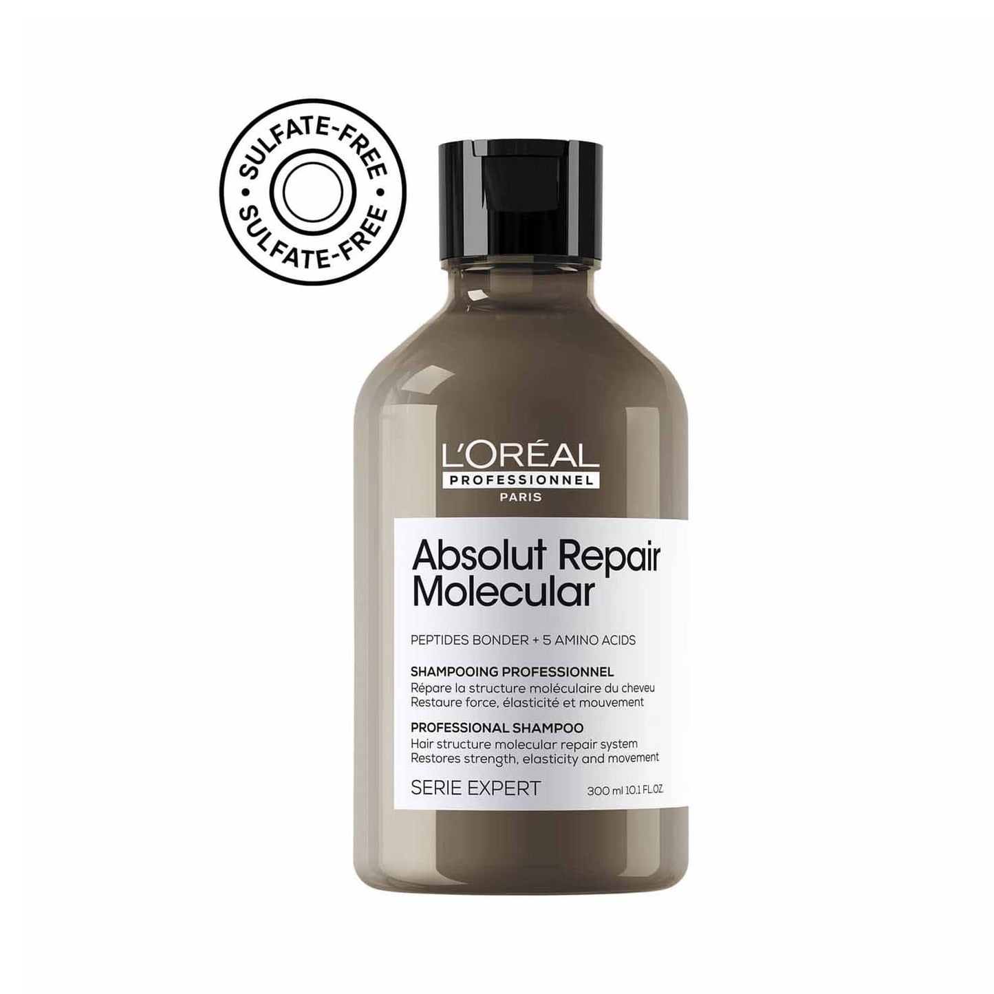 L'Oreal Professionnel Absolut Repair Molecular Sulfate-Free Deep Repair Shampoo For Damaged Hair