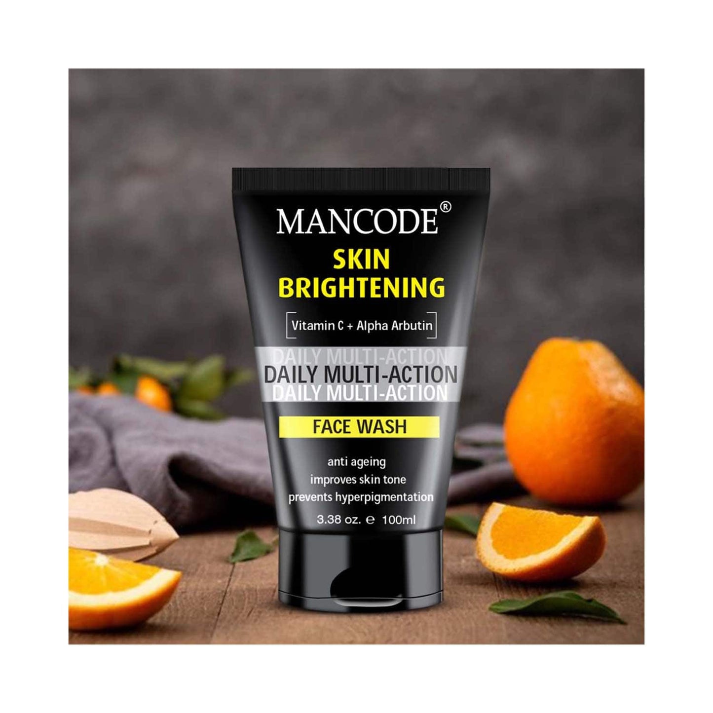 Mancode Skin Brightening Face Wash For Men (100 ml)