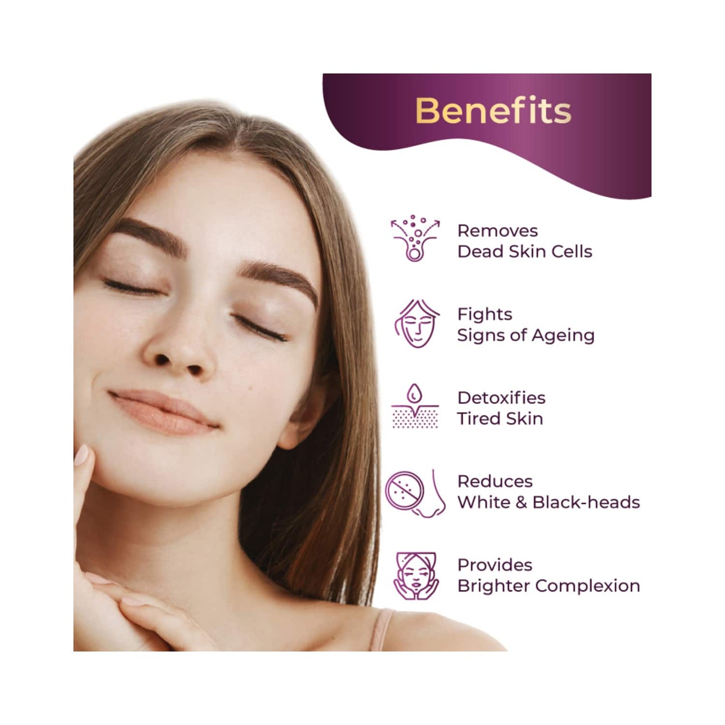 Pilgrim Red Vine Face Scrub With Mulberry & Aloe (50g)