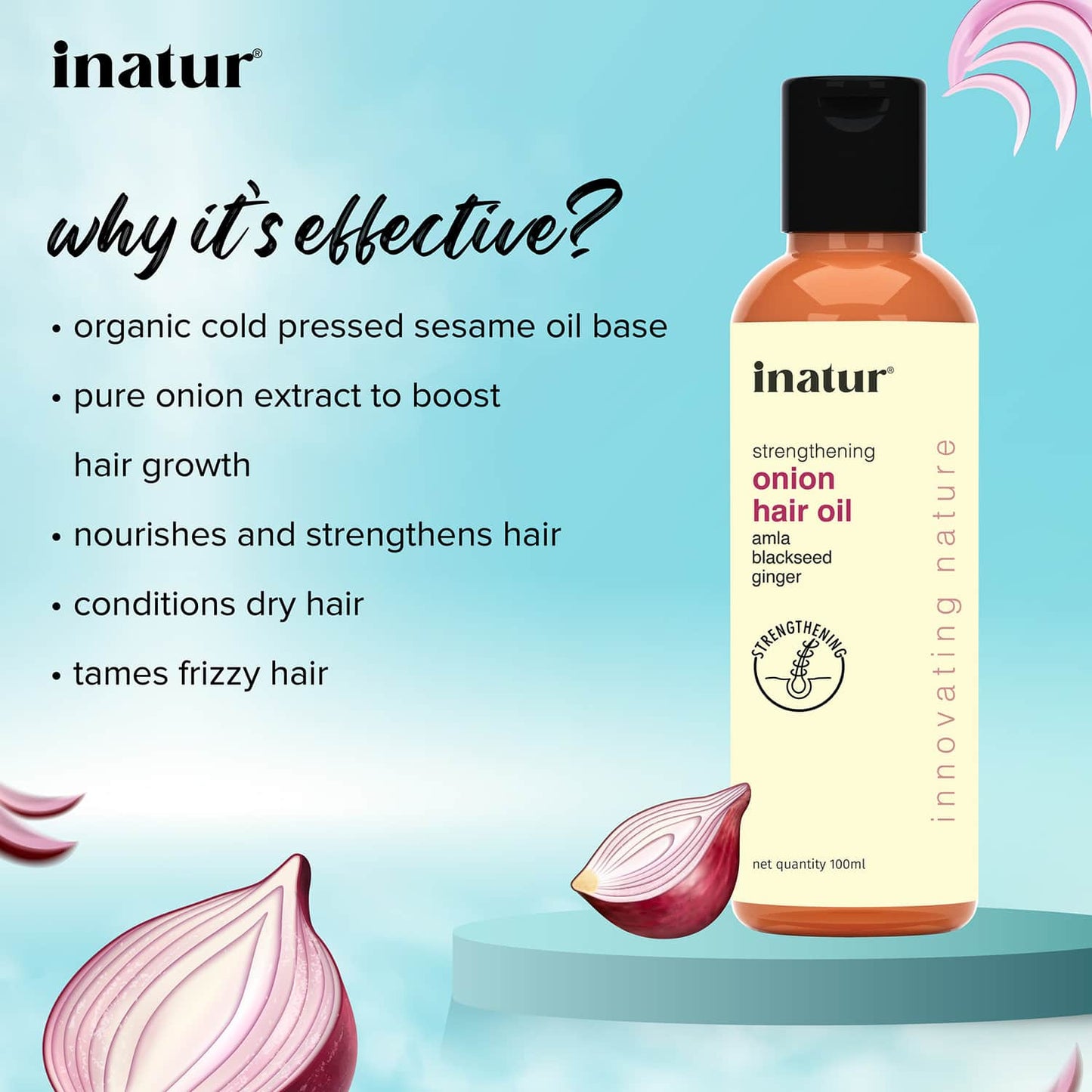 Inatur Onion Hair Oil (100ml)