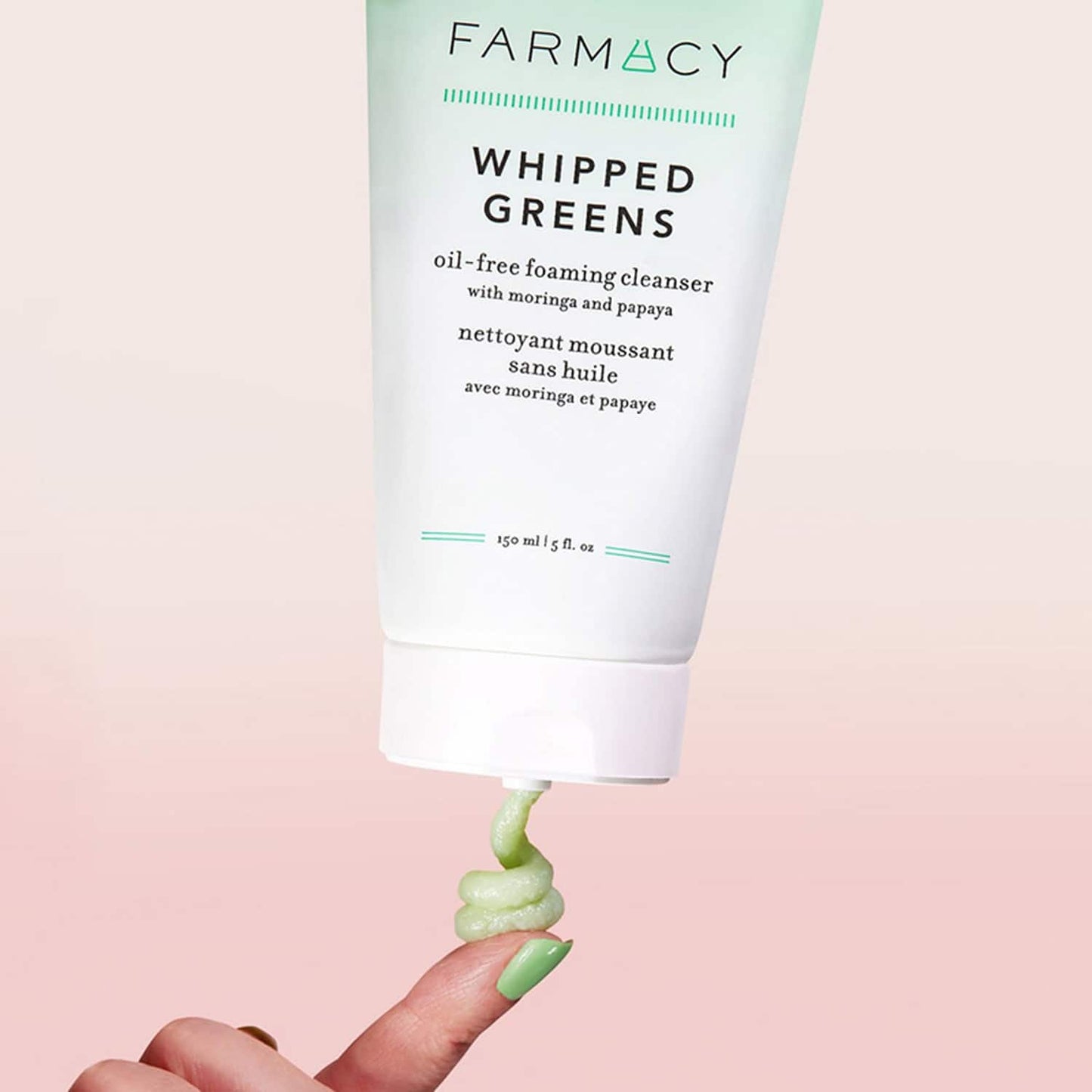Farmacy Beauty Whipped Greens Oil-Free Foaming Cleanser (150ml)