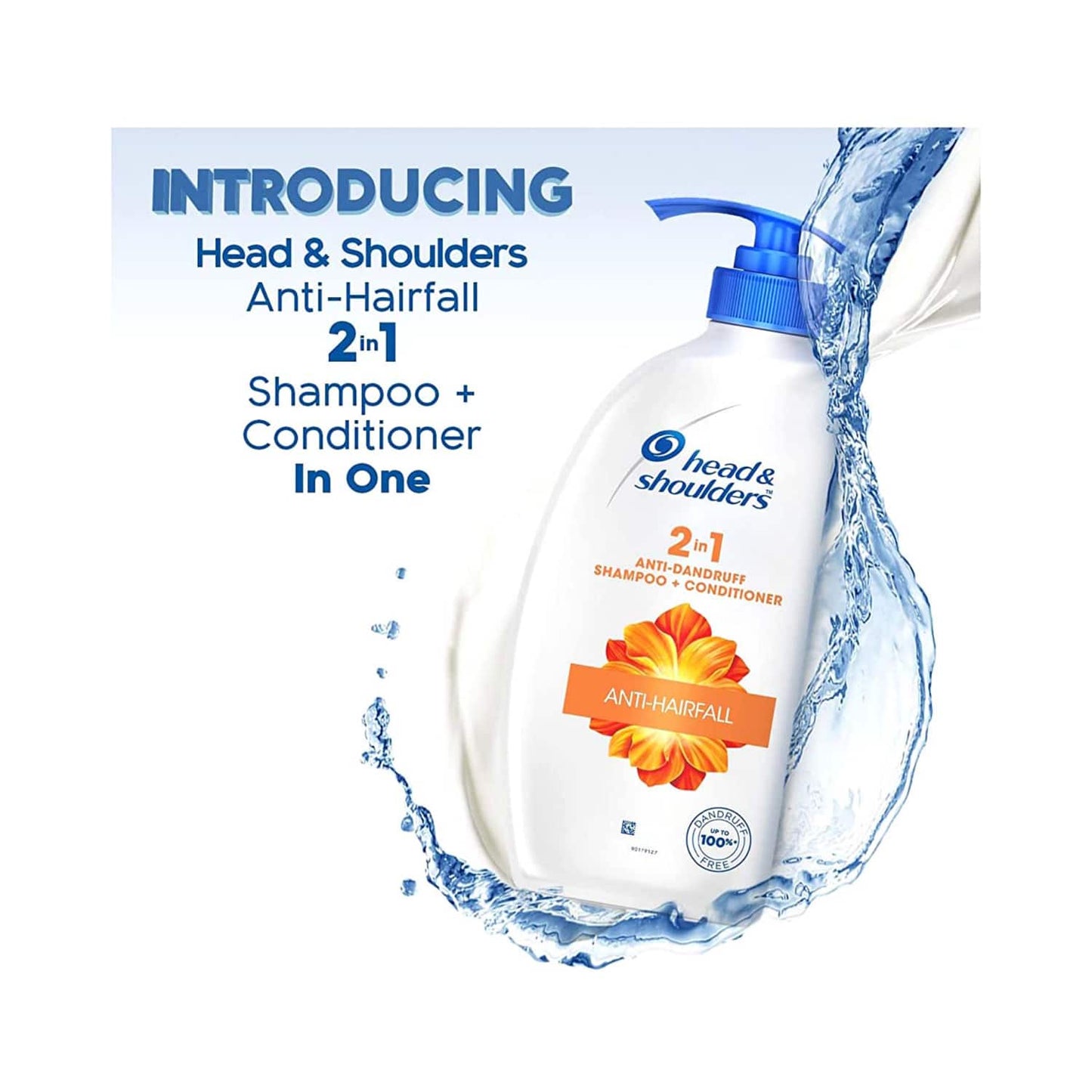 Head & Shoulders 2-In-1 Anti-Hairfall Anti-Dandruff Shampoo + Conditioner (650ml)