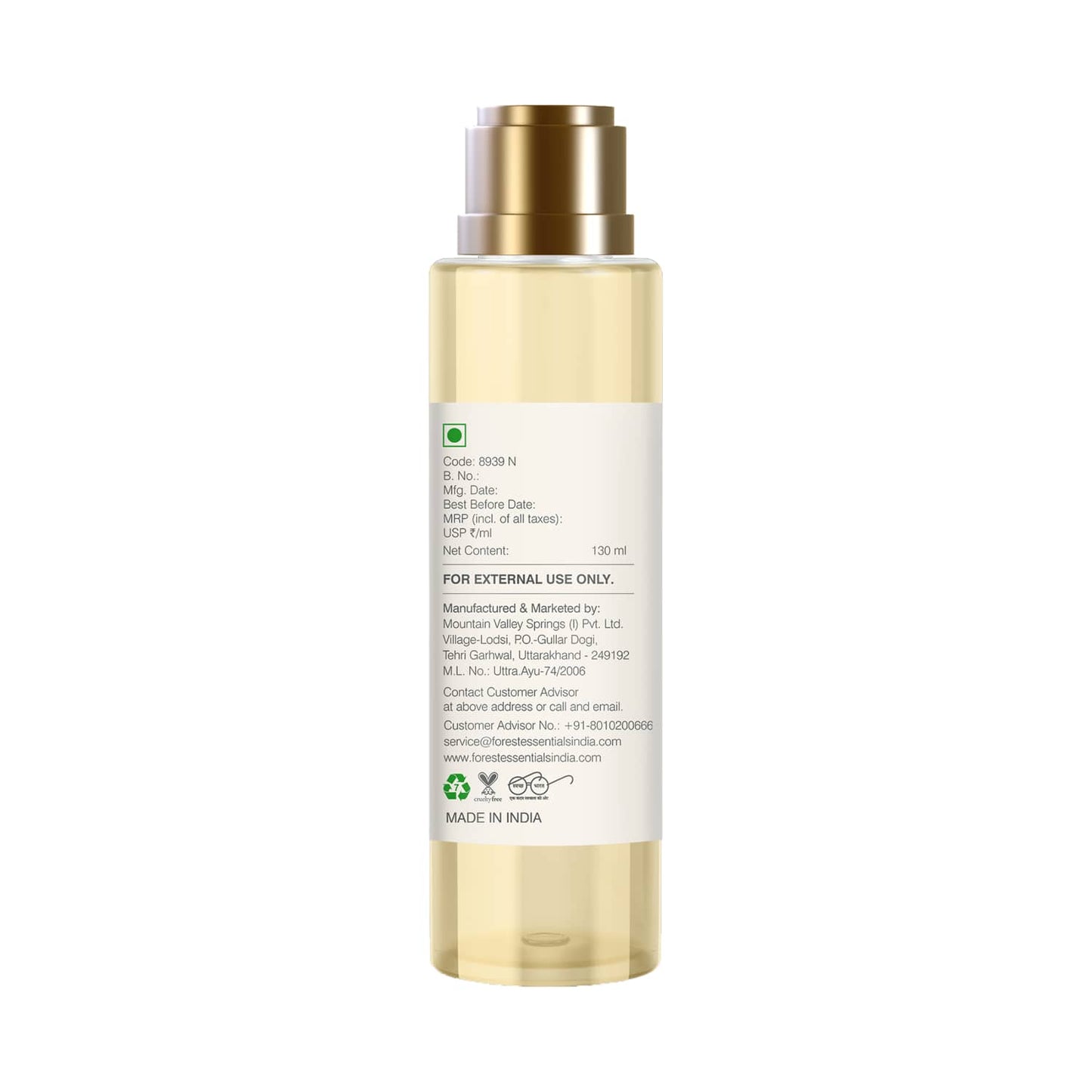 Forest Essentials Parijat After Bath Oil (130ml)