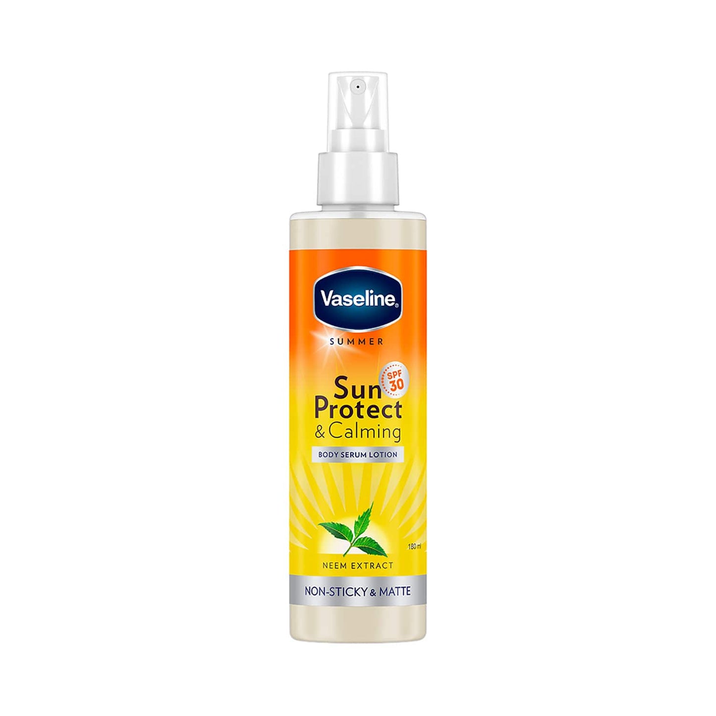 Vaseline Sun Protect & Calming SPF 30 Body Serum Lotion (180ml)