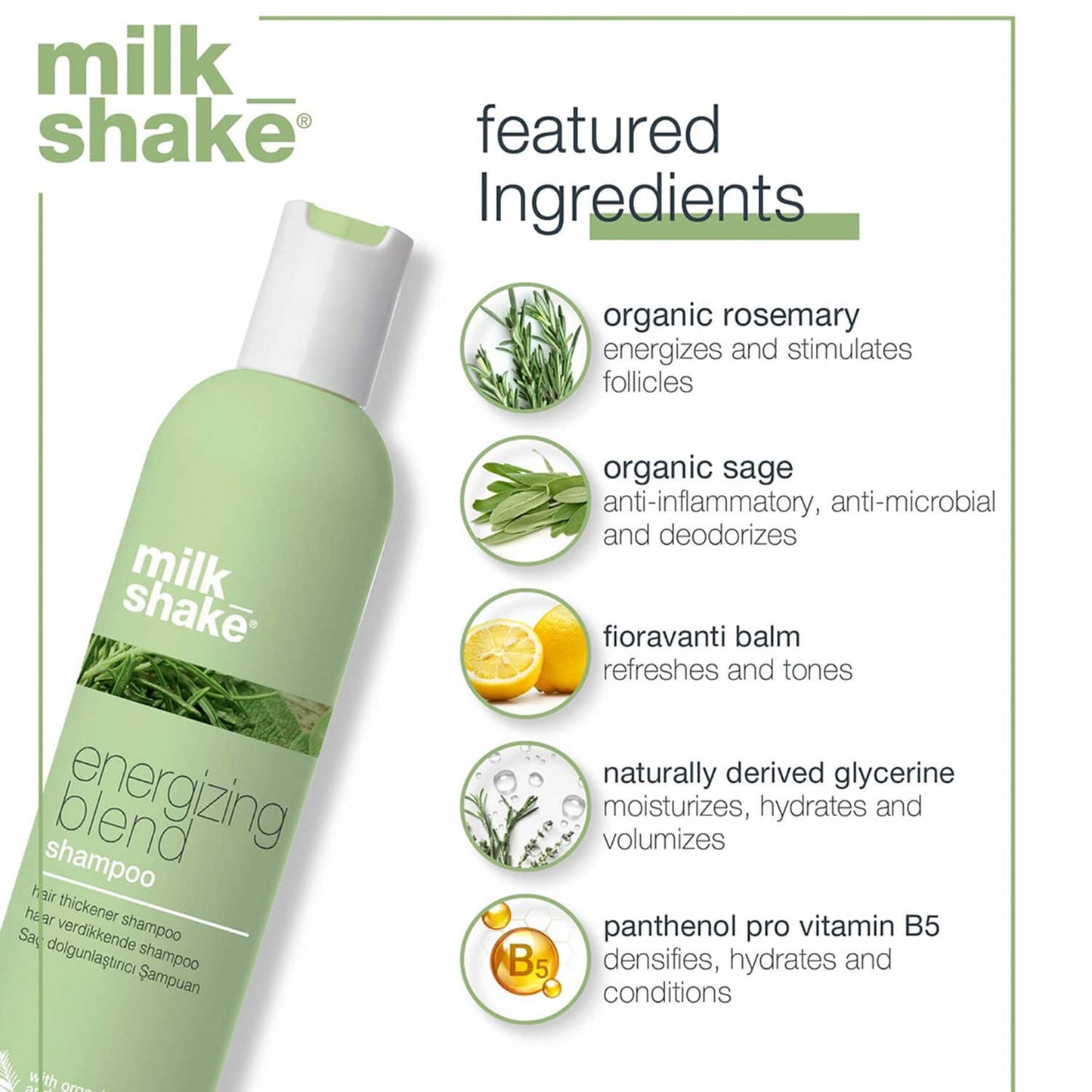 Milk Shake Energizing Blend Shampoo (300ml)