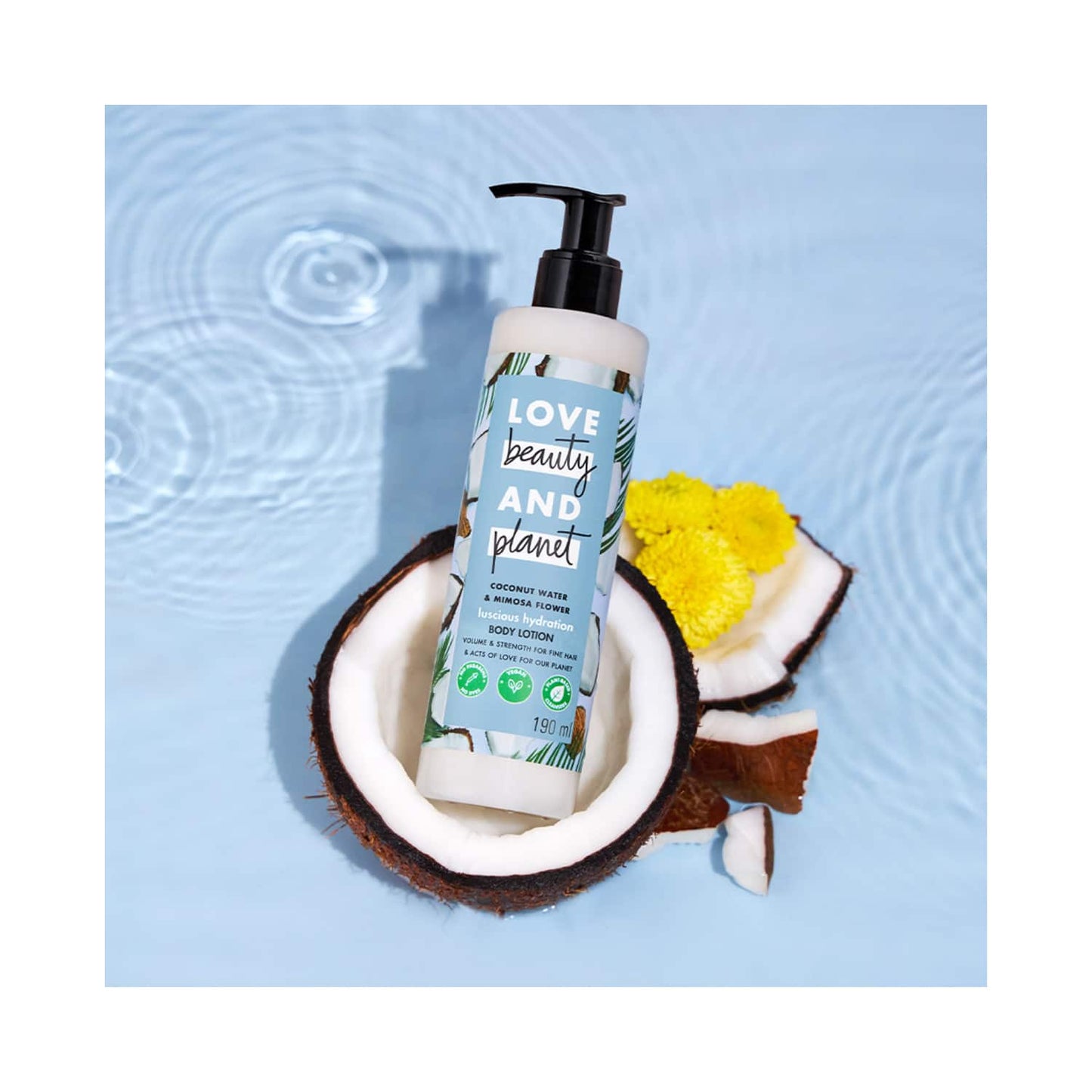 Love Beauty & Planet Coconut Water & Mimosa Flower Hydrating Body Lotion (190 ml)
