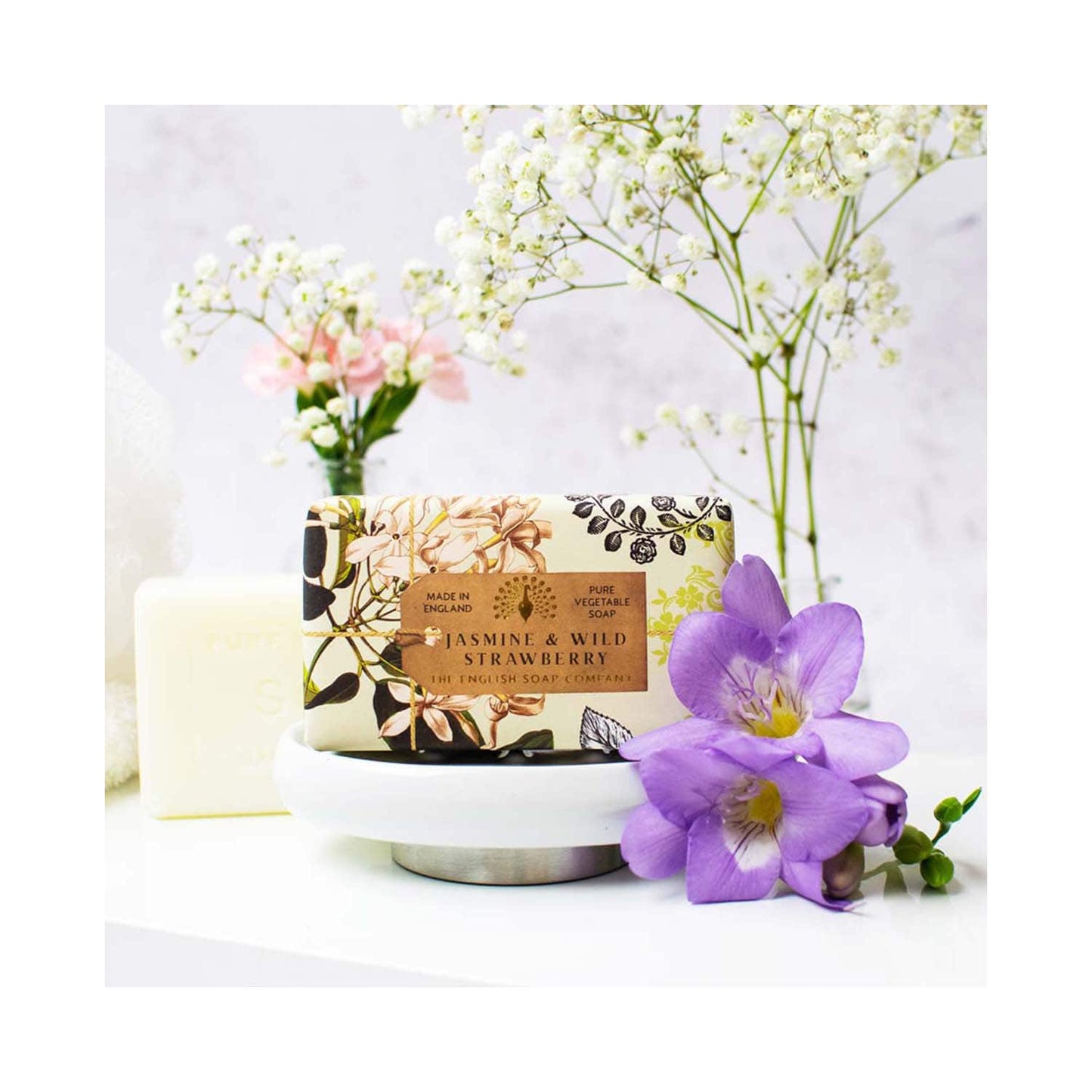The English Soap Company Royal Botanic Gardens Kew Jasmine Peach Soap (240g)