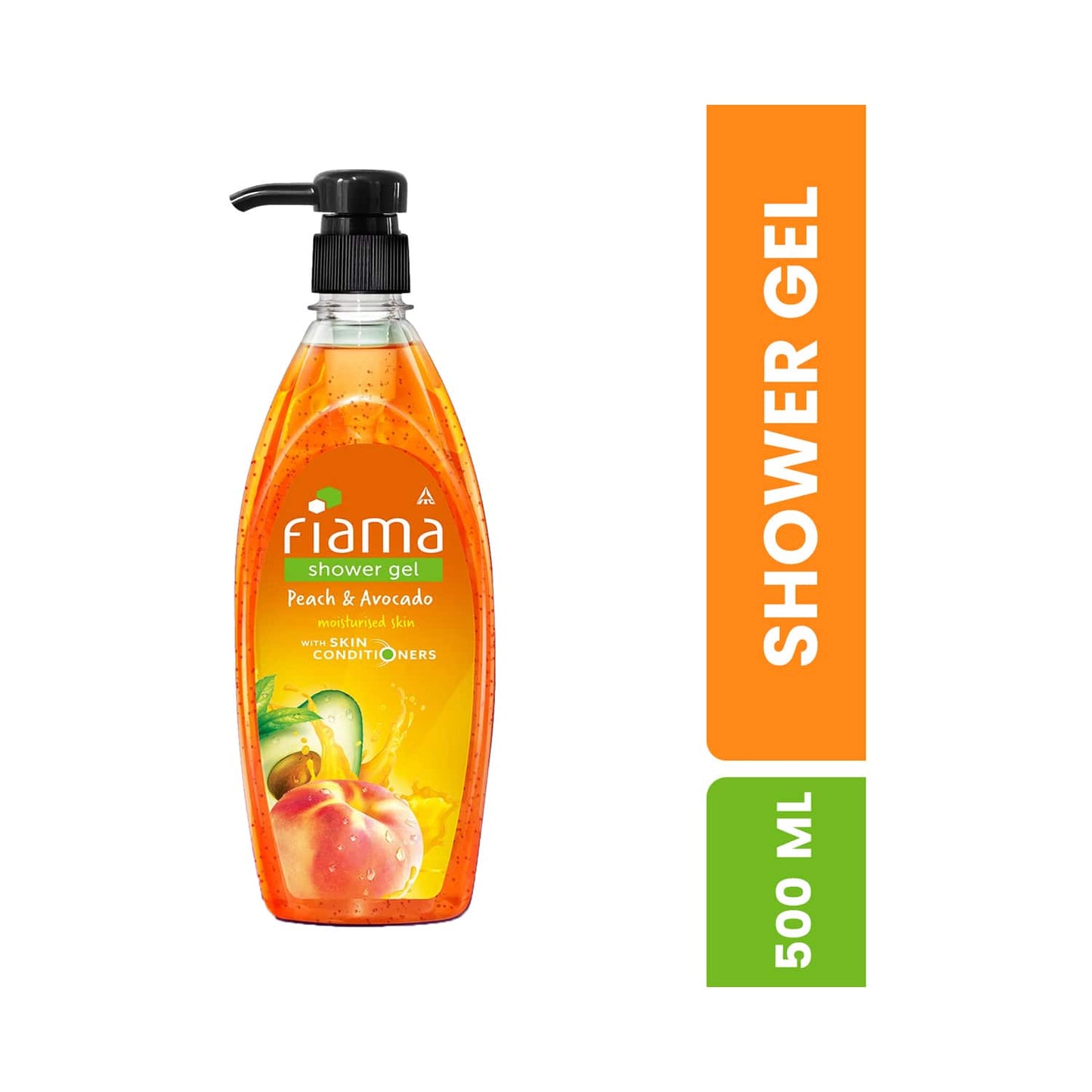 Fiama Peach & Avocado Moisturised Skin Shower Gel With Skin Conditioners (500ml)