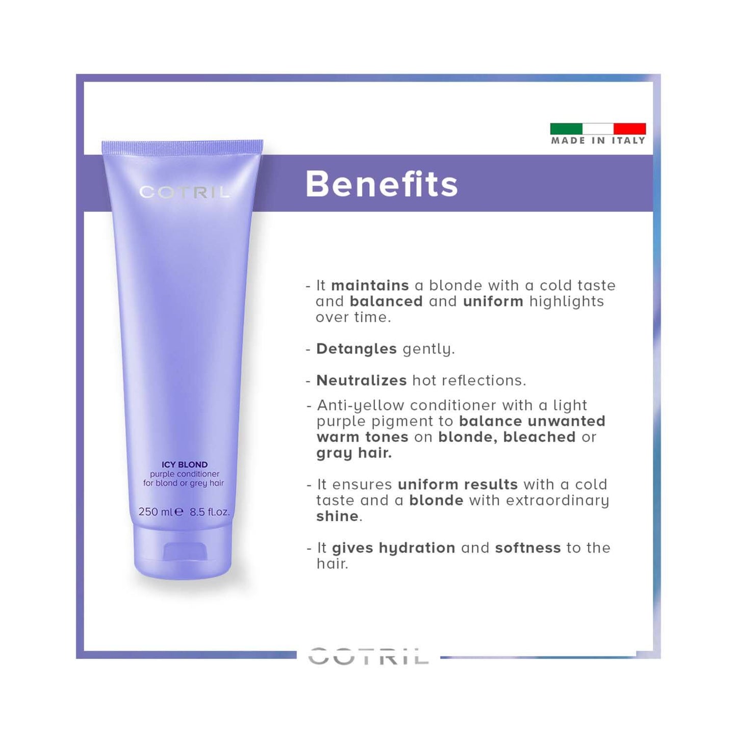 COTRIL Icy Blond Purple Conditioner (250 ml)