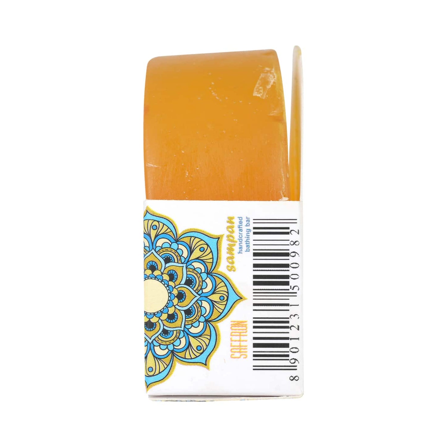 Sampan Handcrafted Glycerin Saffron Bathing Bar - (100g)
