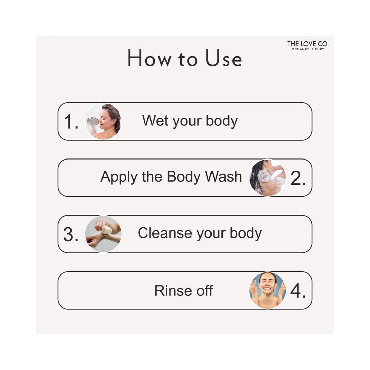 THE LOVE CO. Ultra Hydrating With Niacinamide Body Wash (250ml)