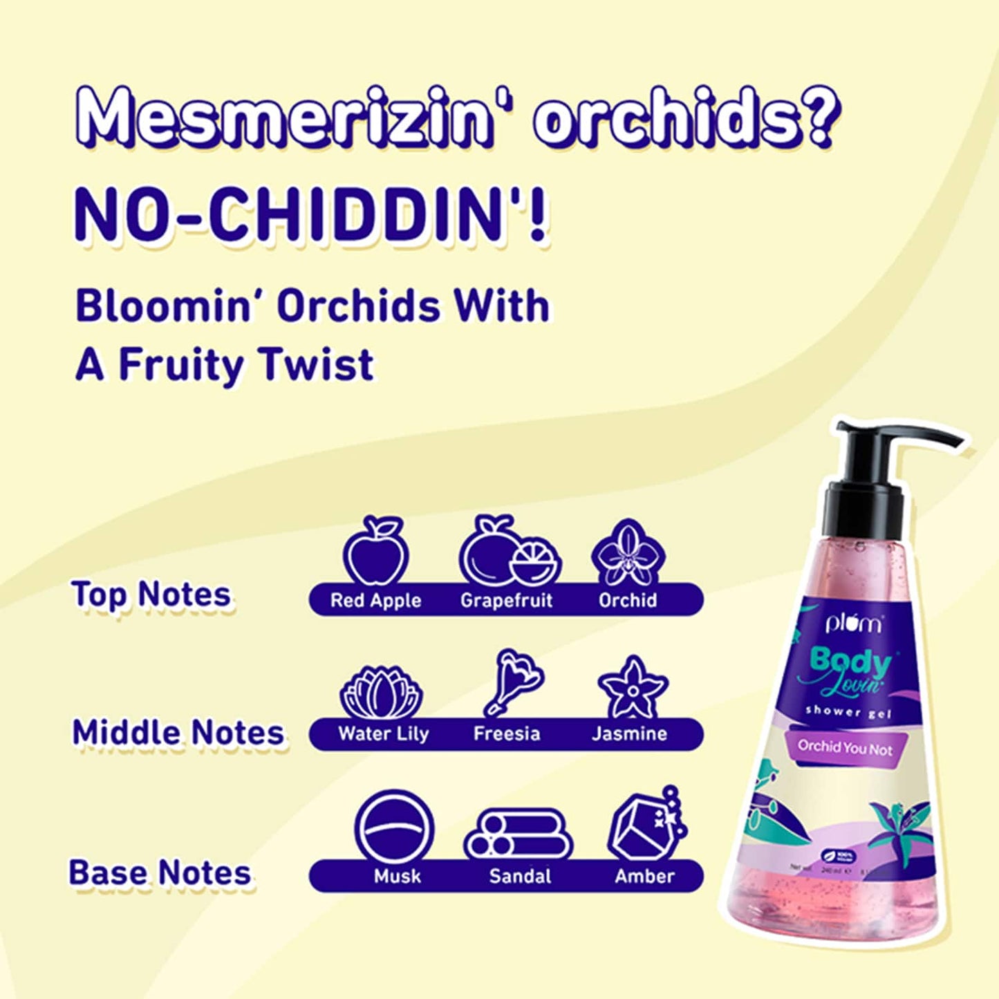 Plum Bodylovin' Orchid-You-Not Shower Gel - (240ml)
