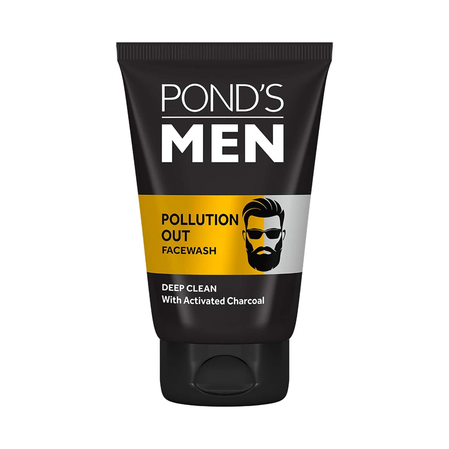 Pond's Men Pollution Out Activated Charcoal Deep Clean Facewash - (50g)