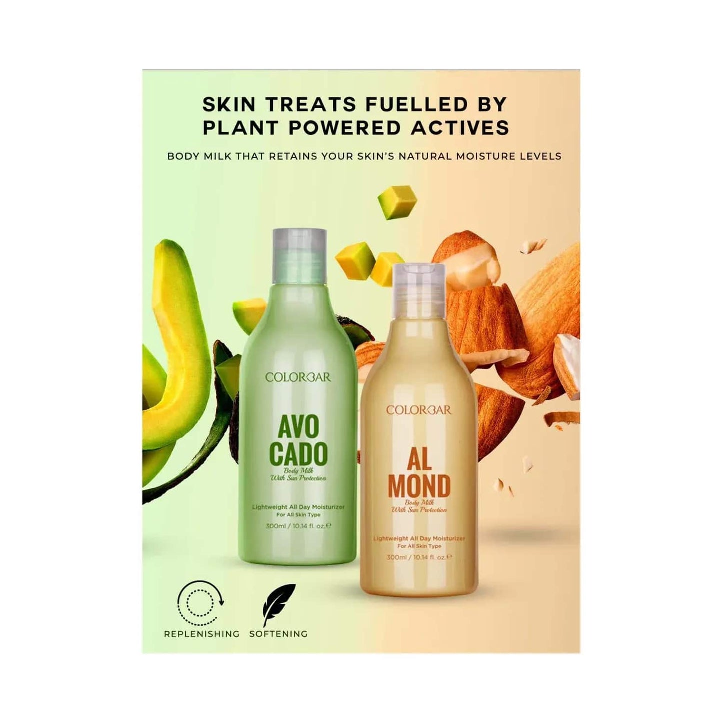 Colorbar Avocado Body Milk With Sun Protection Lightweight Moisturiser (300ml)