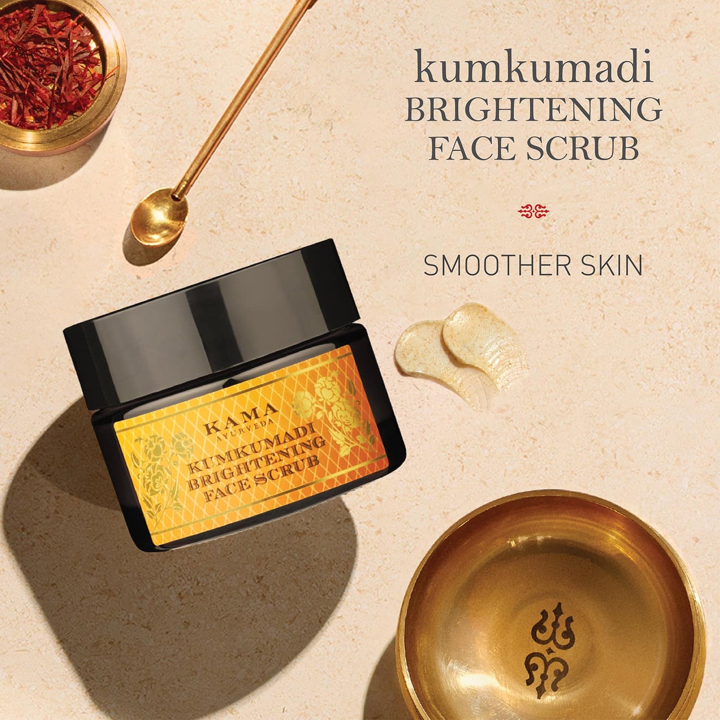 Kama Ayurveda Kumkumadi Brightening Face Scrub (50g)
