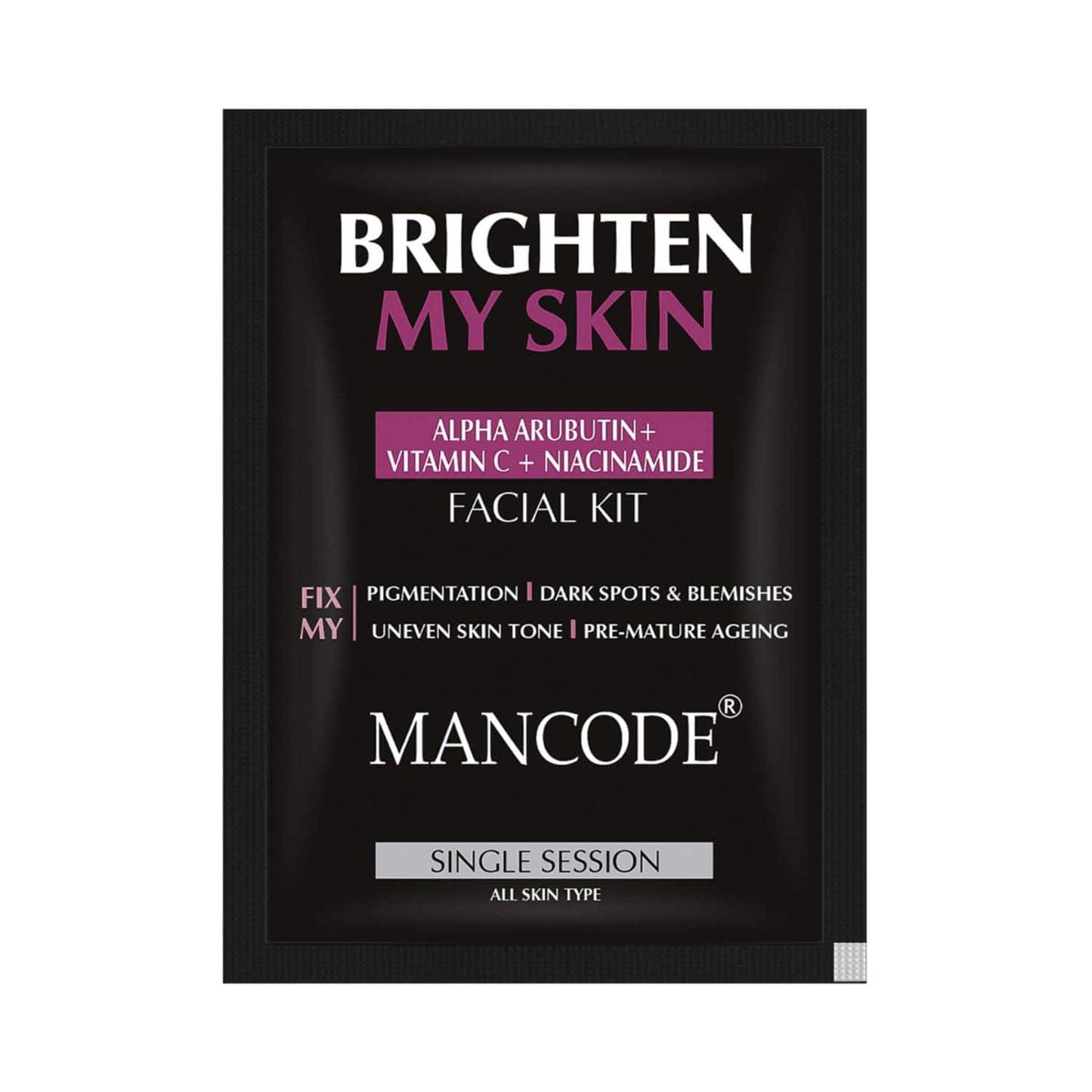Mancode Skin Brightening Facial Kit For Men (6 pcs)
