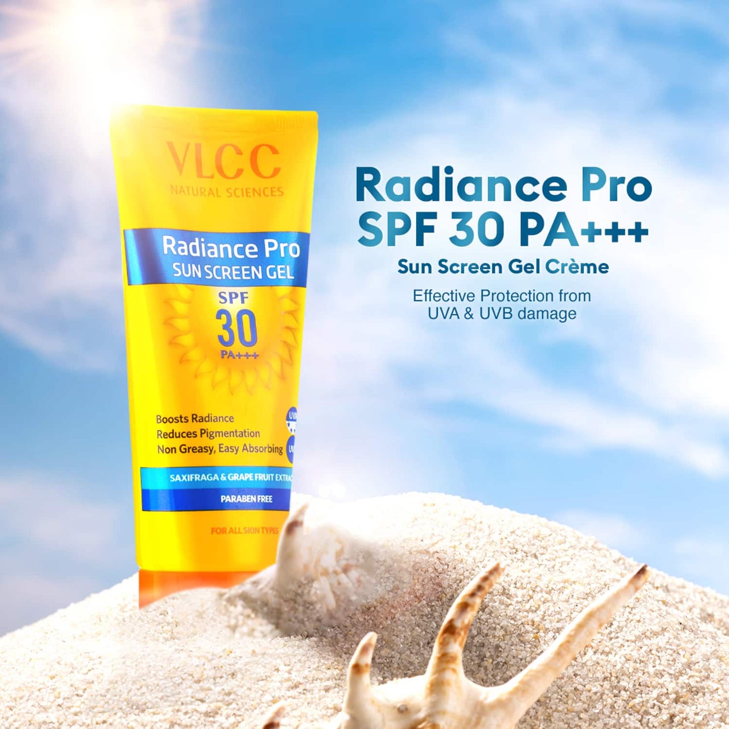 VLCC Radiance Pro SPF 30 Sun Screen Gel (50g)
