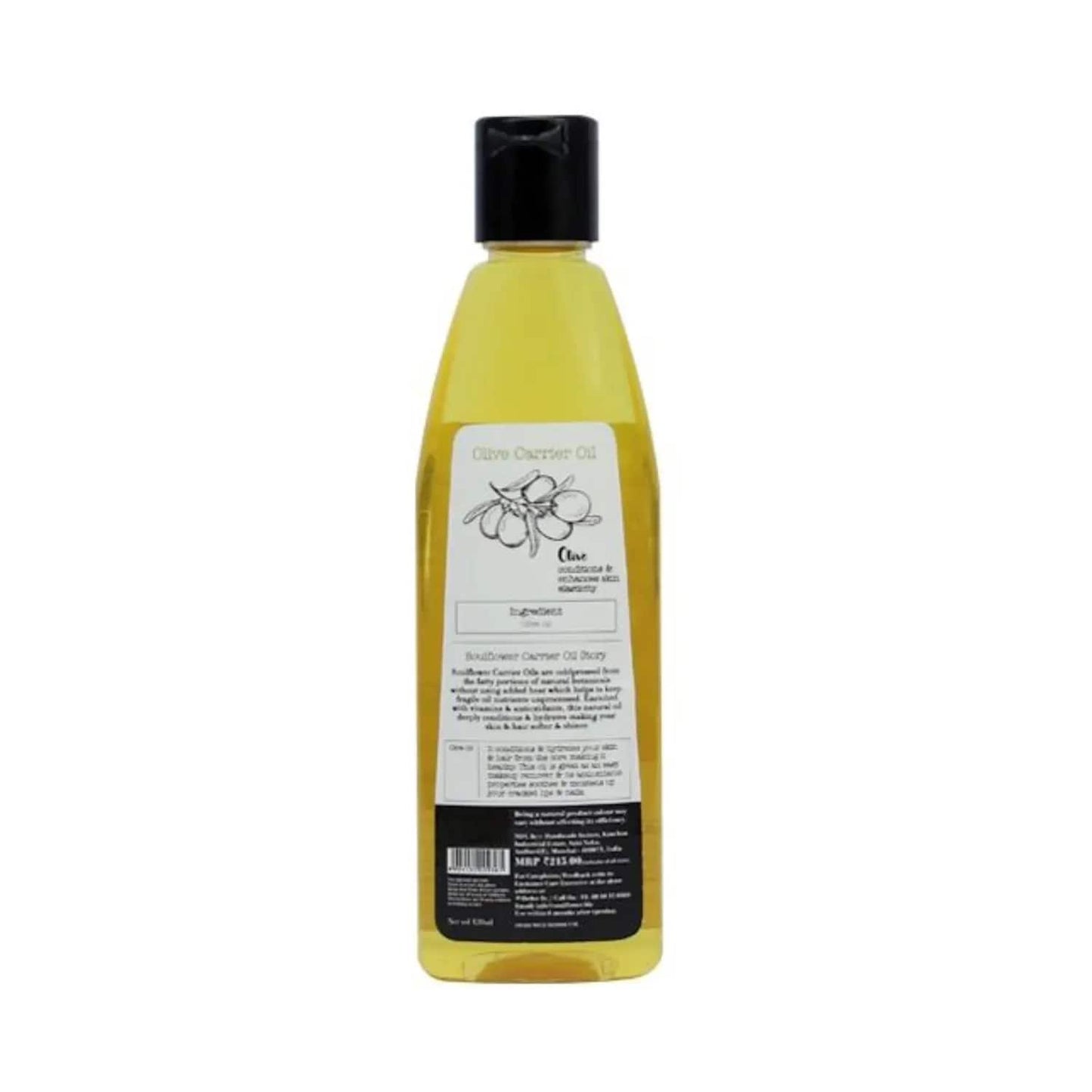 Soulflower Cold Pressed Olive Oil - (120ml)