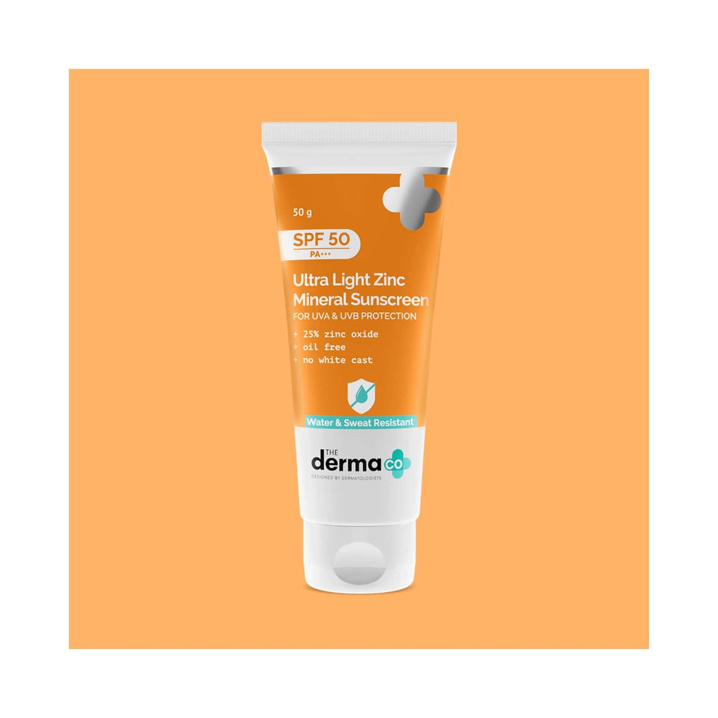 The Derma Co Ultra Light Zinc Mineral Sunscreen with SPF 50 (50g)