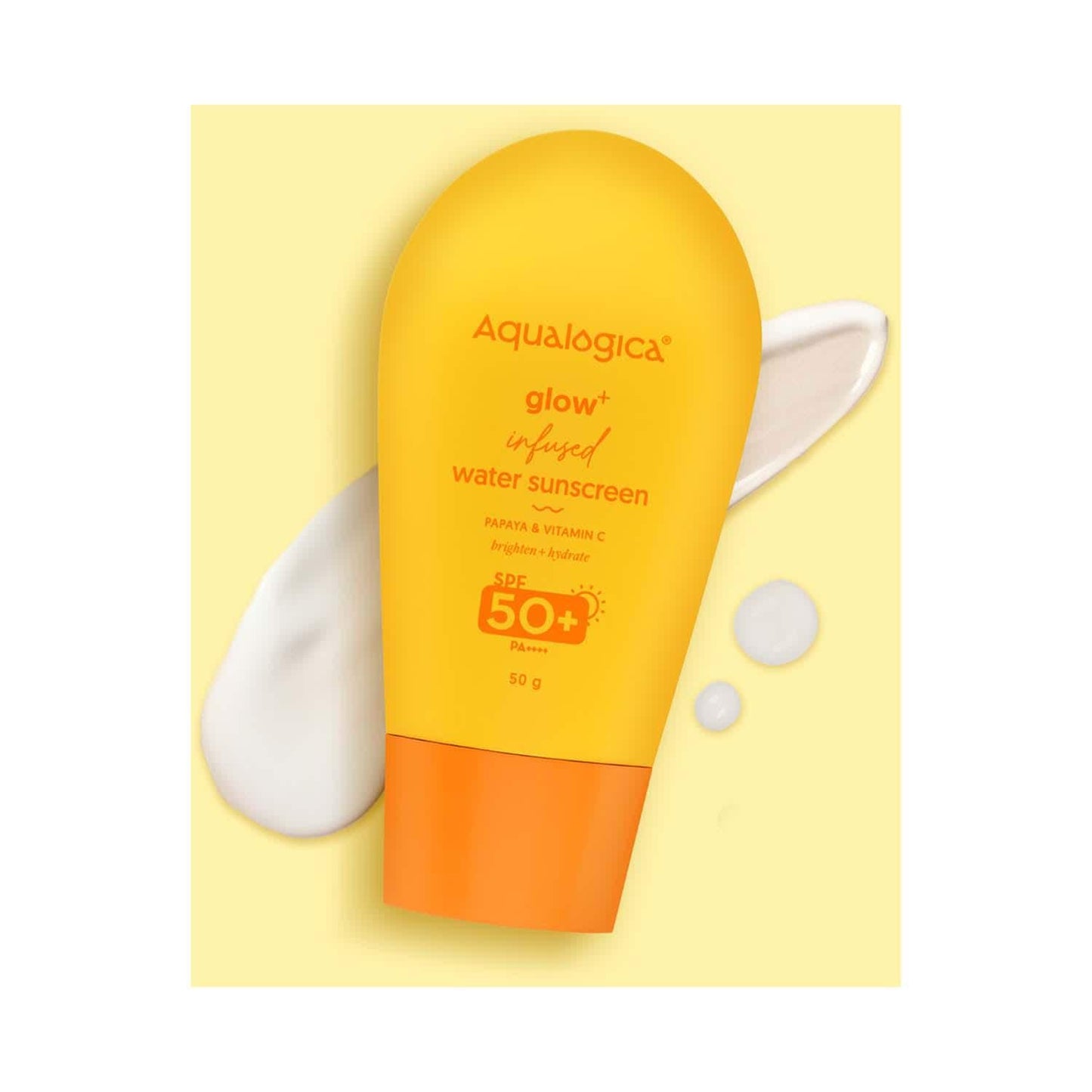 Aqualogica Glow+ Infused Water Sunscreen With SPF 50+ PA++++ (50 g)