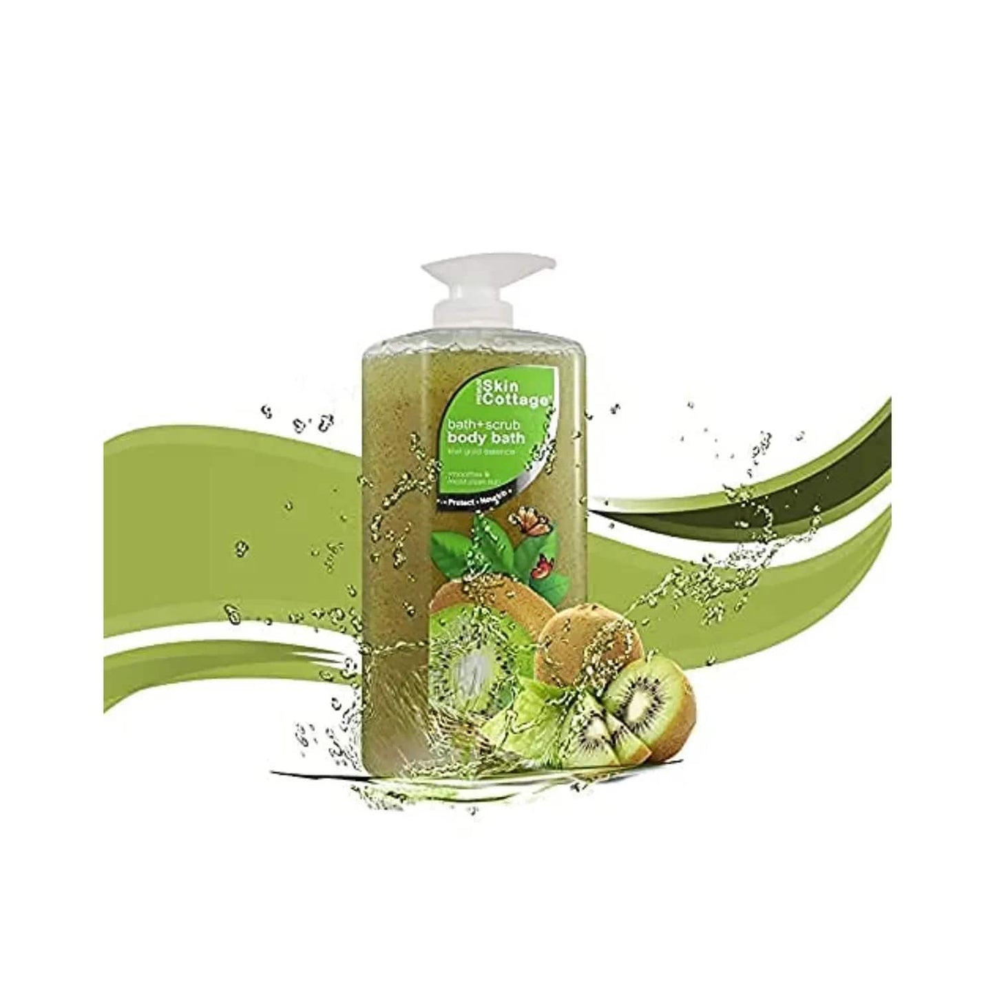 SKIN COTTAGE Kiwi Gold Essence Body Bath + Scrub (1000ml)