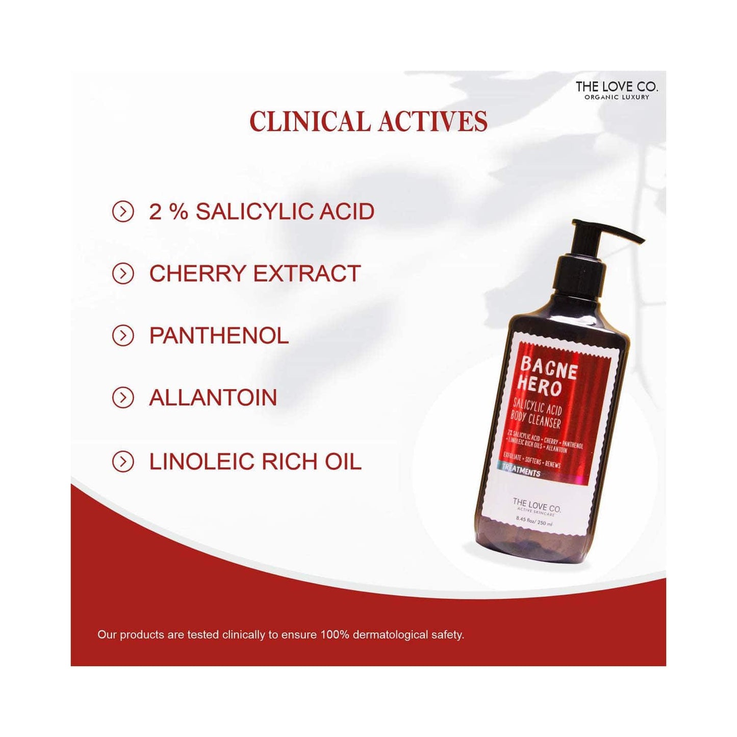 THE LOVE CO. Bacne Hero Salicylic Acid Body Cleanser (250ml)