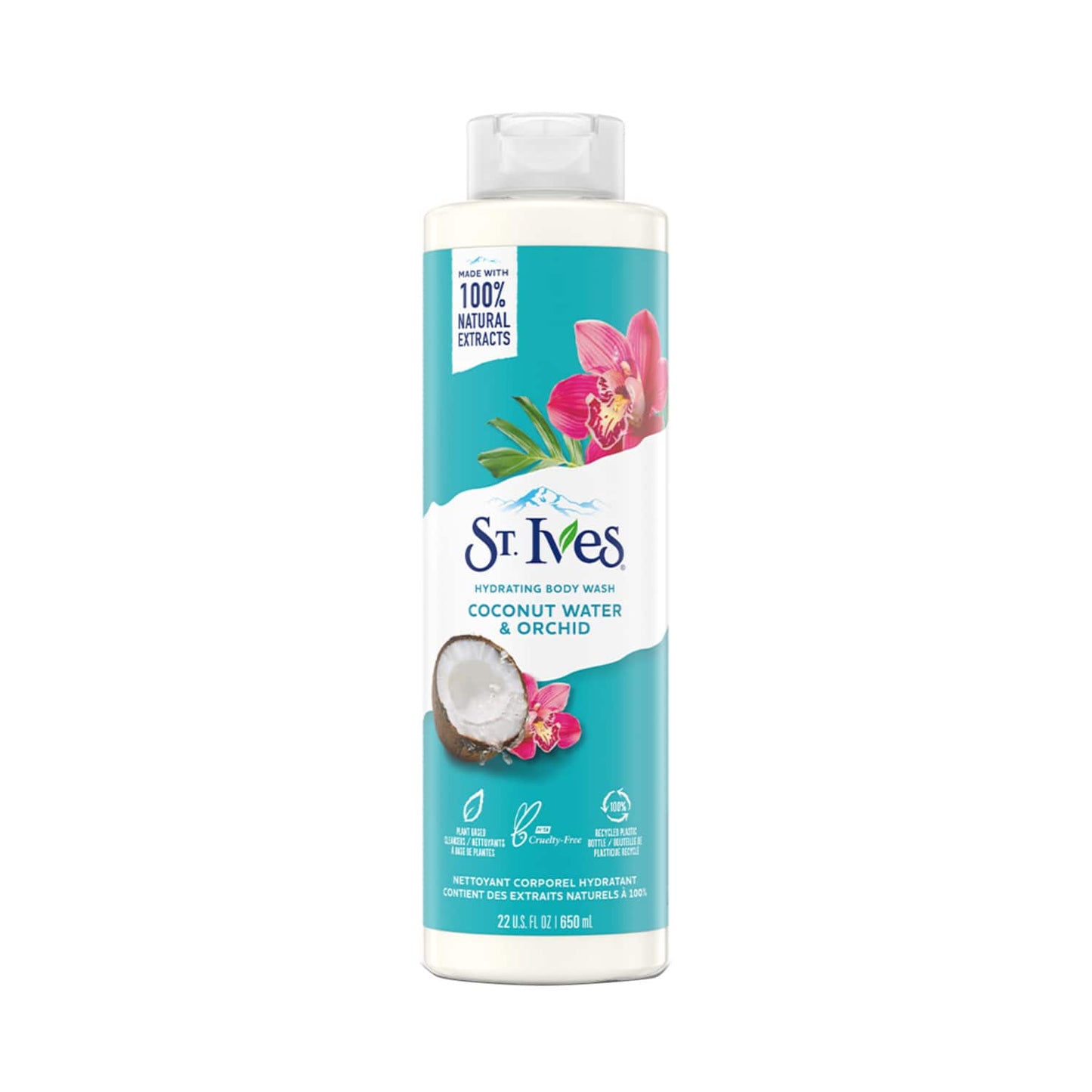 St. Ives Hydrating Coconut Water & Orchid Shower Gel (650ml)