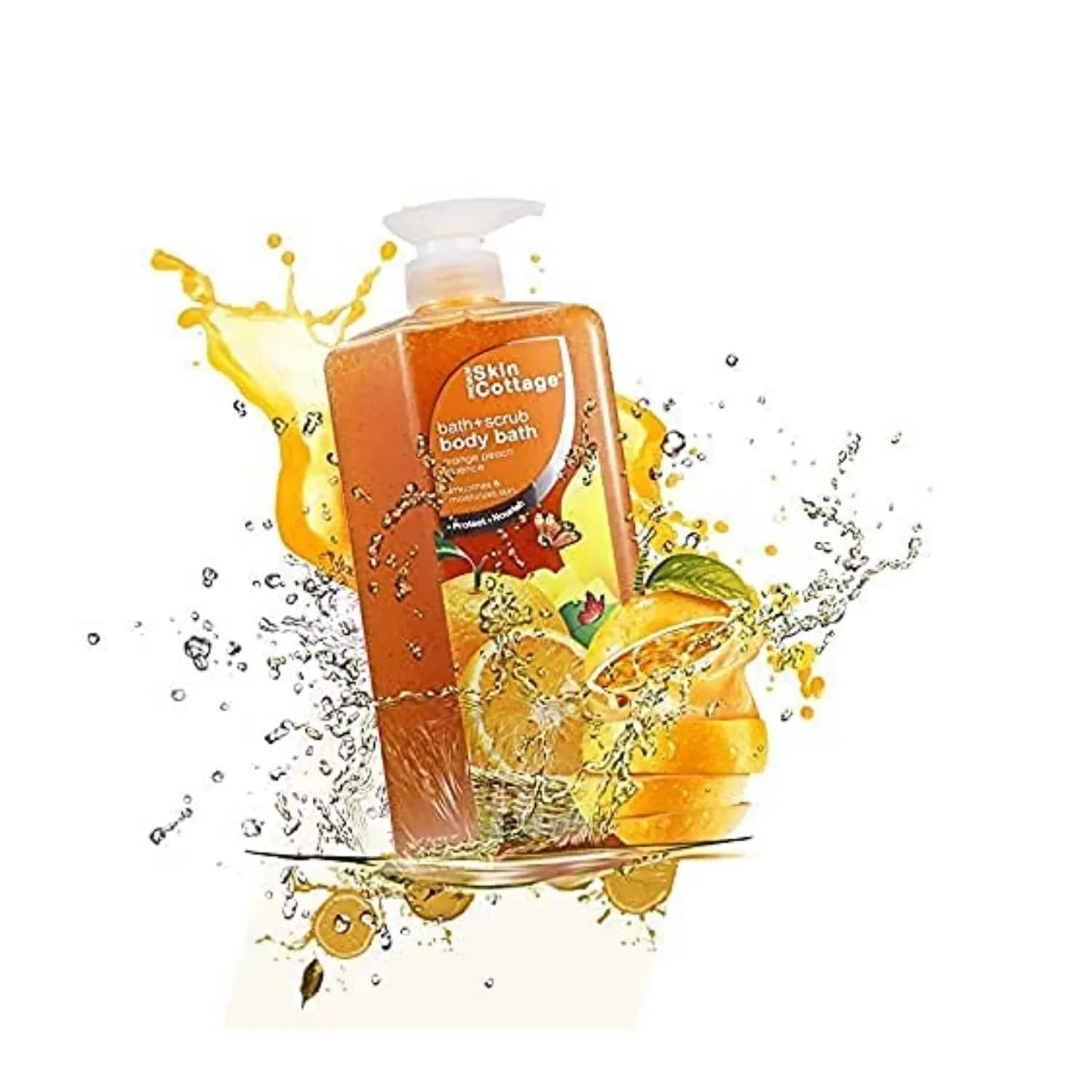 SKIN COTTAGE Orange Peach Body Bath + Scrub (1000ml)
