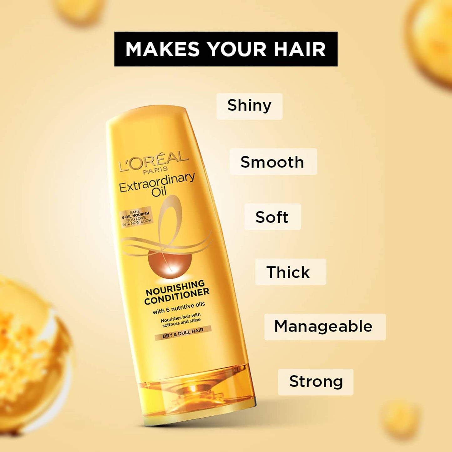 L'Oreal Paris Extraordinary Oil Nourishing Conditioner for Dry & Dull Hair (180ml)