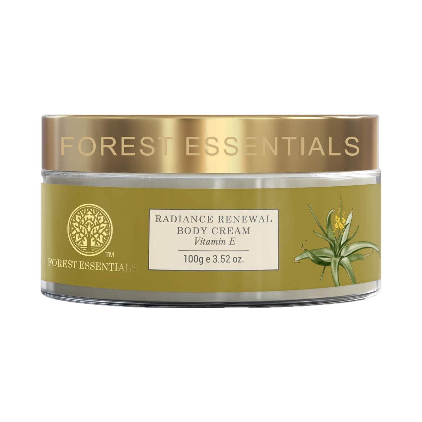 Forest Essentials Vitamin E Radiance Renewal Body Cream (100g)
