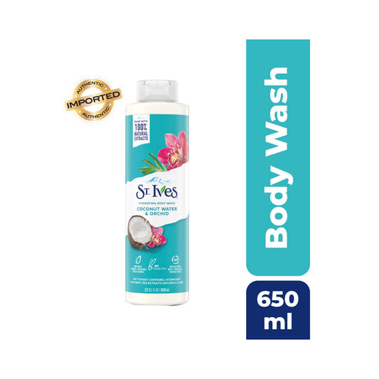 St. Ives Hydrating Coconut Water & Orchid Shower Gel (650ml)
