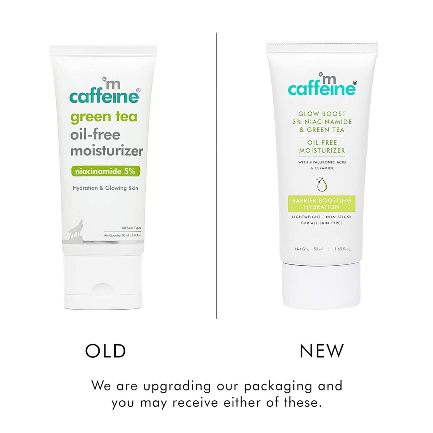 mCaffeine Green Tea Oil-Free Moisturizer with Niacinamide 5% (50ml)