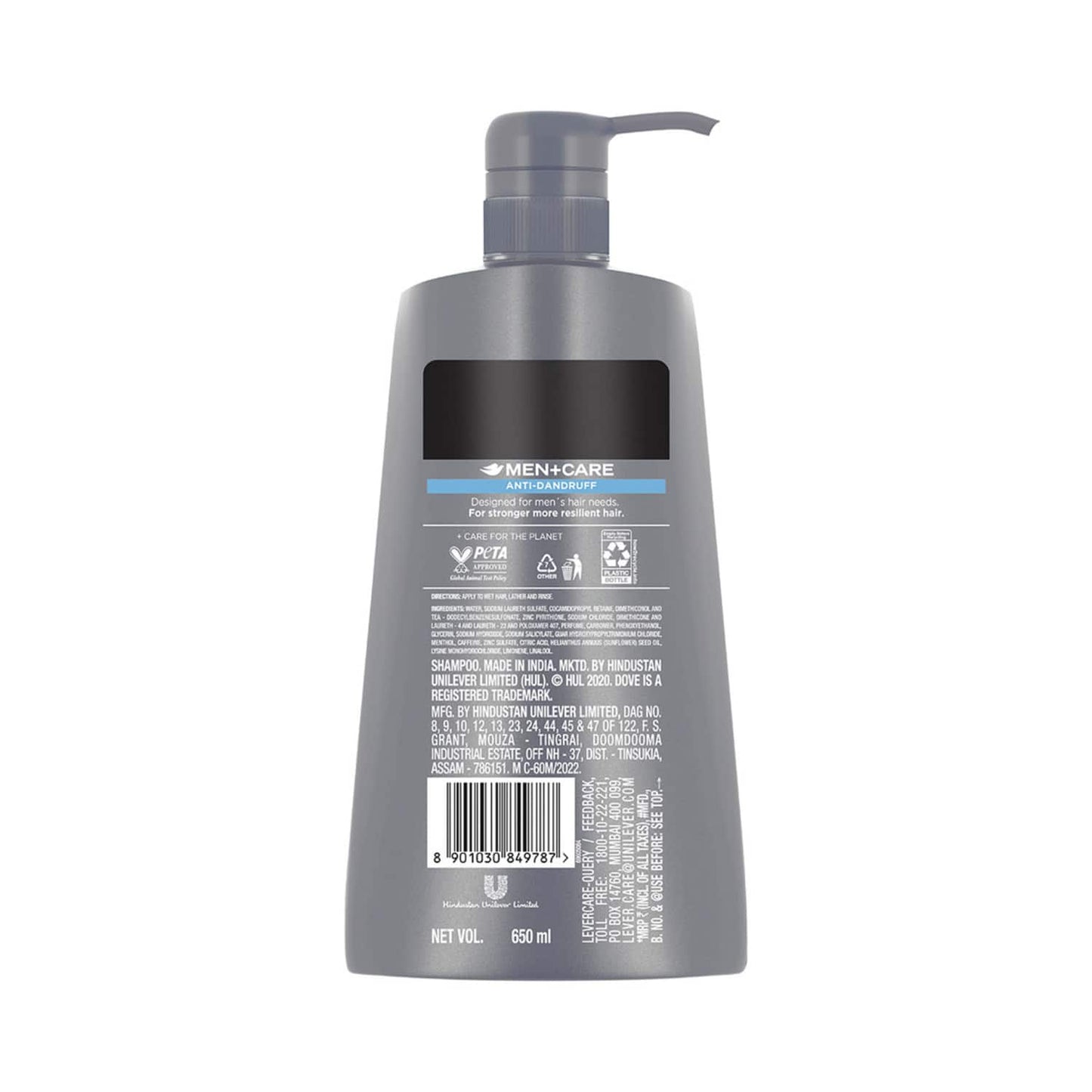 Dove Men+Care Anti Dandruff 2 In 1 Shampoo + Conditioner (650ml)