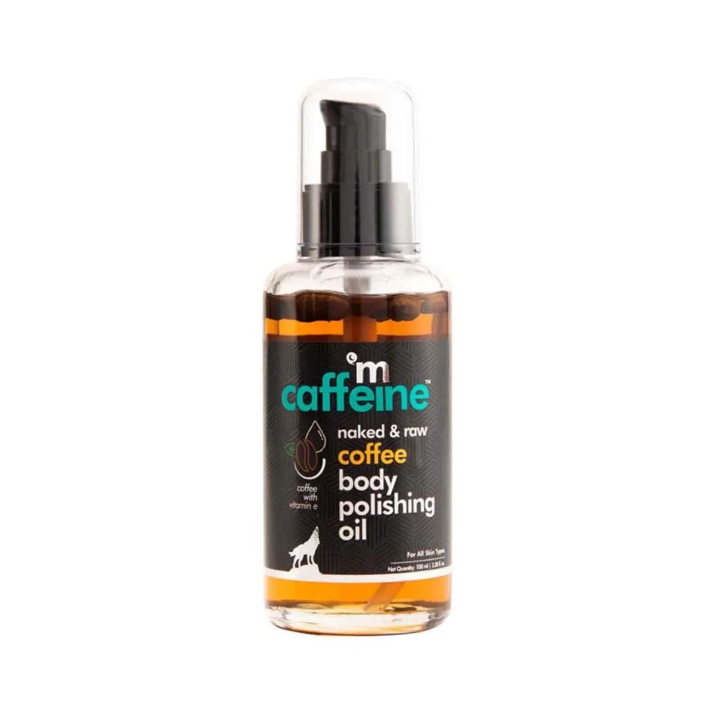 mCaffeine Naked & Raw Coffee Body Polishing Oil - (100ml)