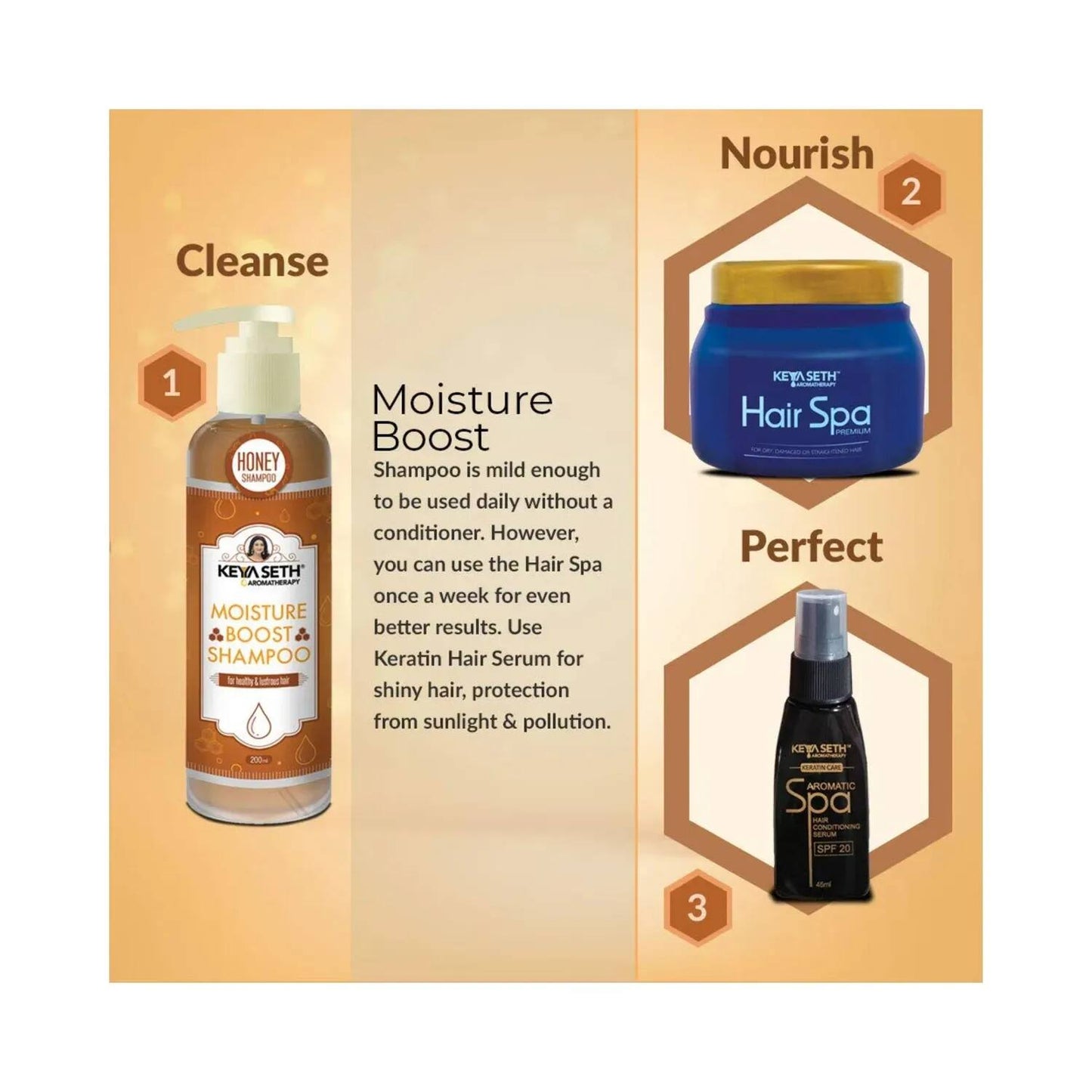 Keya Seth Aromatherapy Moisture Boost Shampoo (200ml)