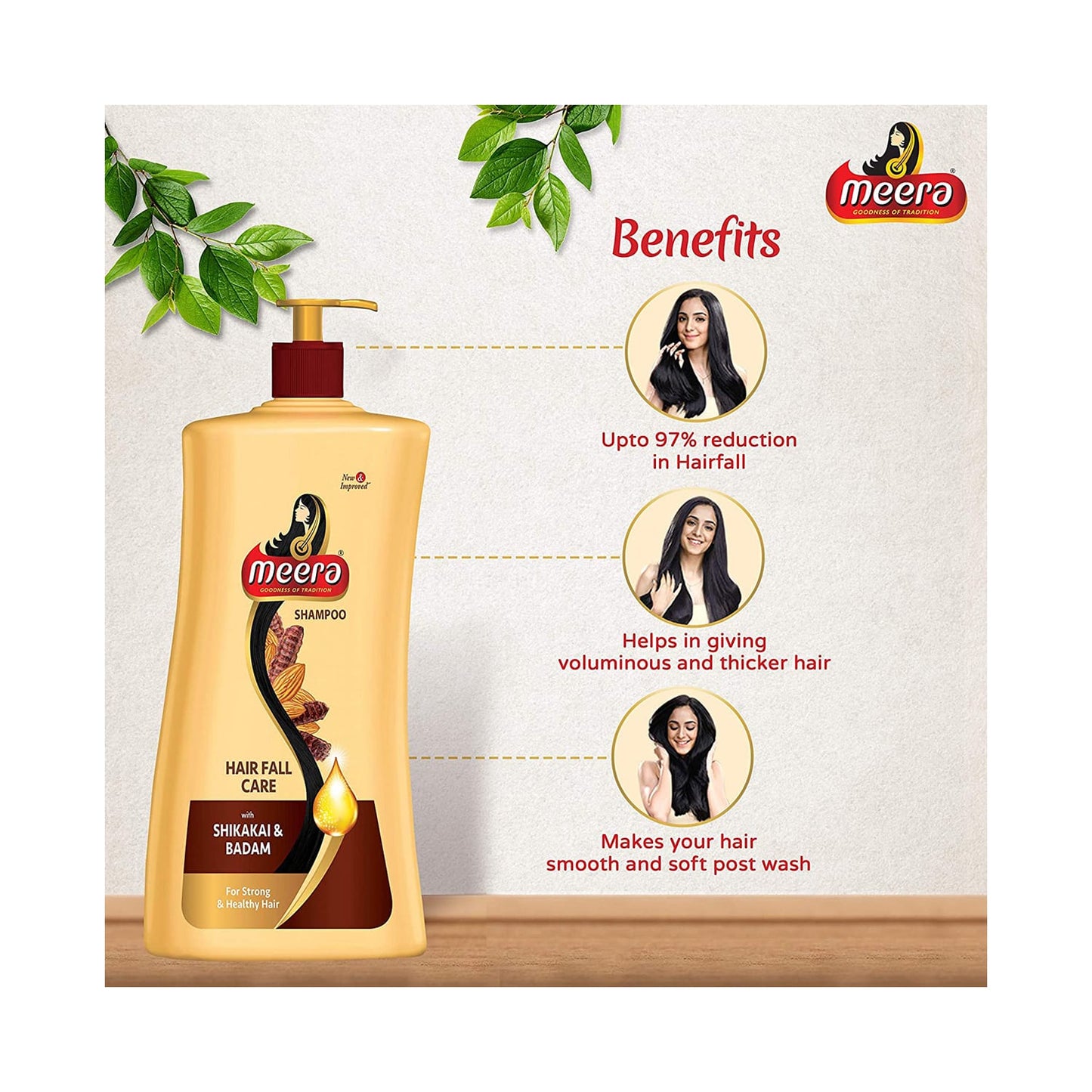 Meera Strong & Healthy Shampoo (1L)