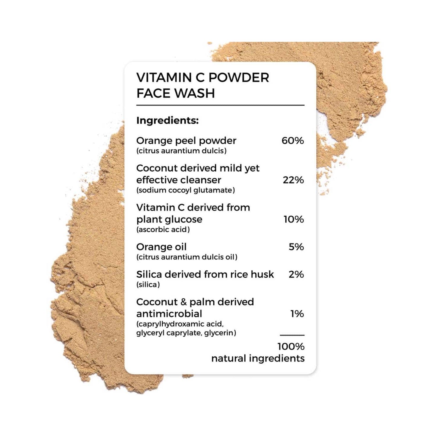 Brillare Vitamin C Powder Face Wash For Glowing Bright Looking Skin (30g)