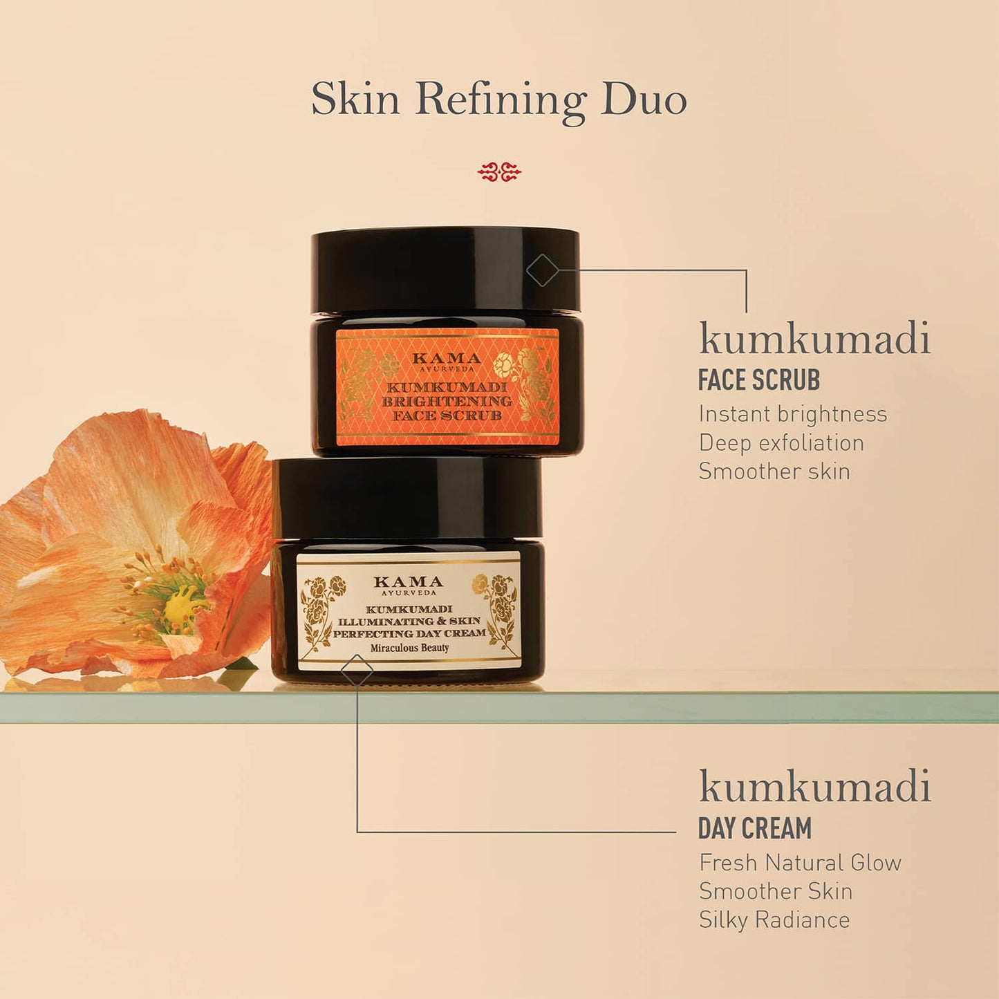 Kama Ayurveda Kumkumadi Brightening Face Scrub (50g)