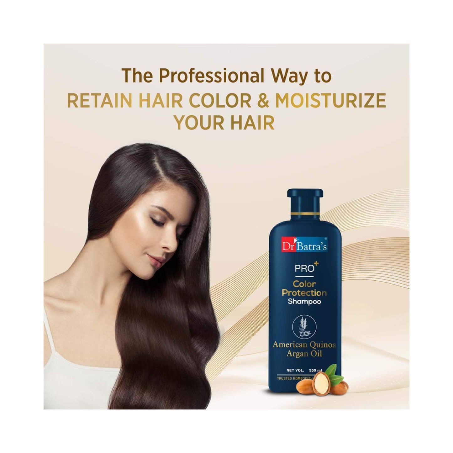 Dr Batra's Pro Color Protection Enriched With Argan Oil Shampoo (350ml)