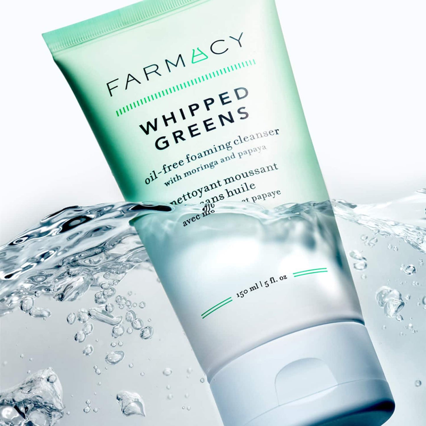 Farmacy Beauty Whipped Greens Oil-Free Foaming Cleanser (150ml)