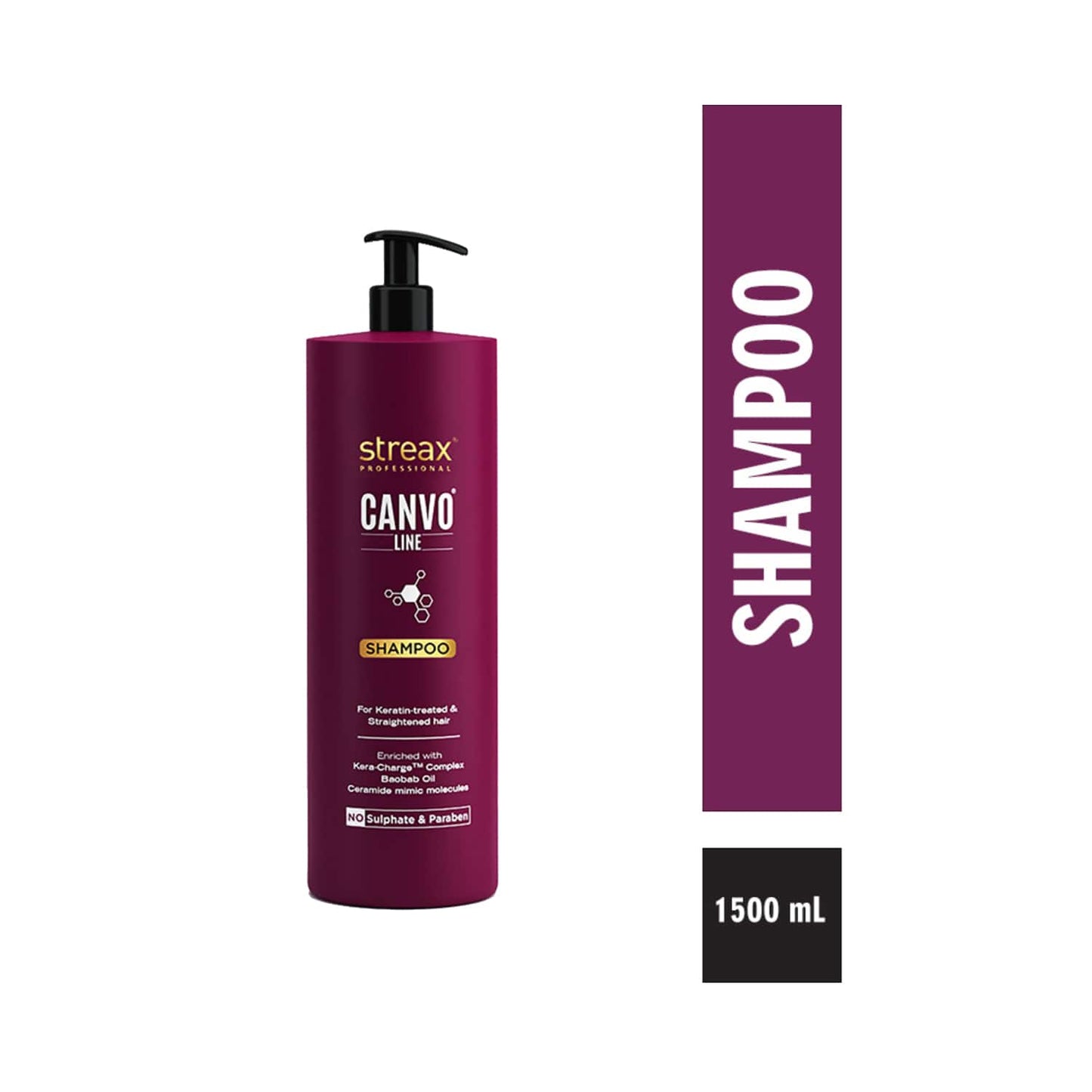 Streax Professional Canvoline Shampoo (1500ml)